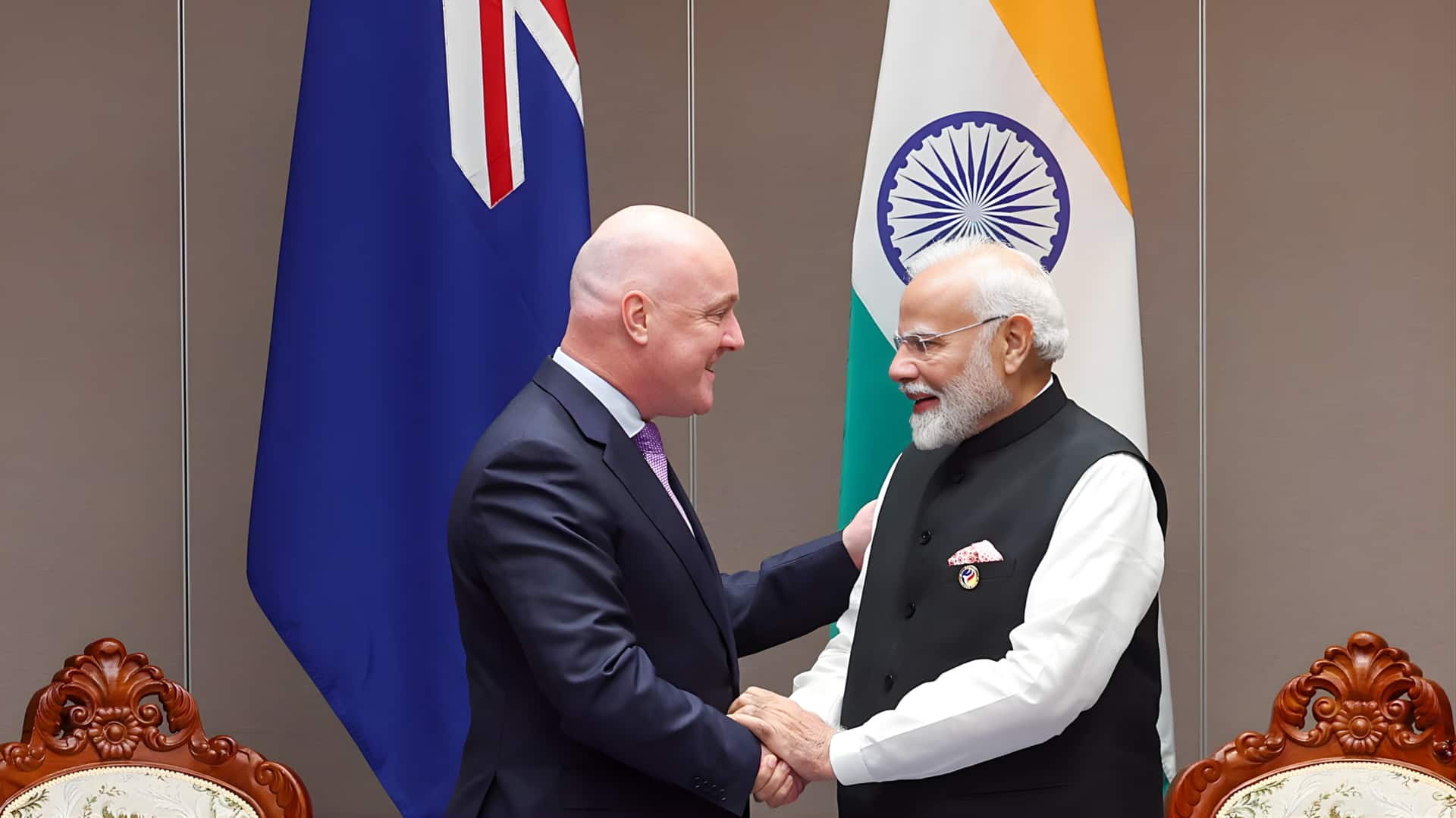 இந்தியா-நியூசிலாந்து இடையே 20 பில்லியன் டாலர் மதிப்பிலான சுதந்திர வர்த்தக ஒப்பந்தம்: ஏப்ரல் 27ல் கையெழுத்து