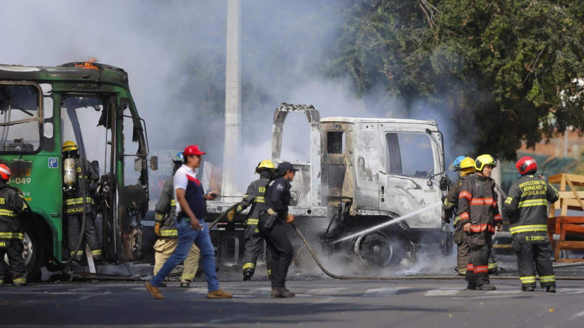 மெக்சிகோவில் போதைப்பொருள் கடத்தல் தலைவன் 'எல் மெஞ்சோ' கொலை: பற்றி எரியும் மாகாணங்கள்!