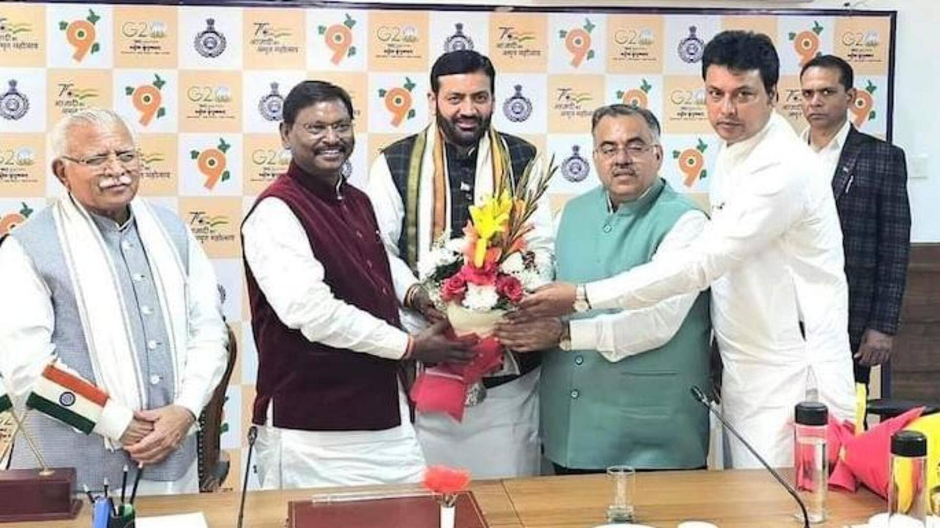 ஹரியானா முதலமைச்சராக அம்மாநில பாஜக தலைவர் நாயப் சிங் சைனி தேர்வு