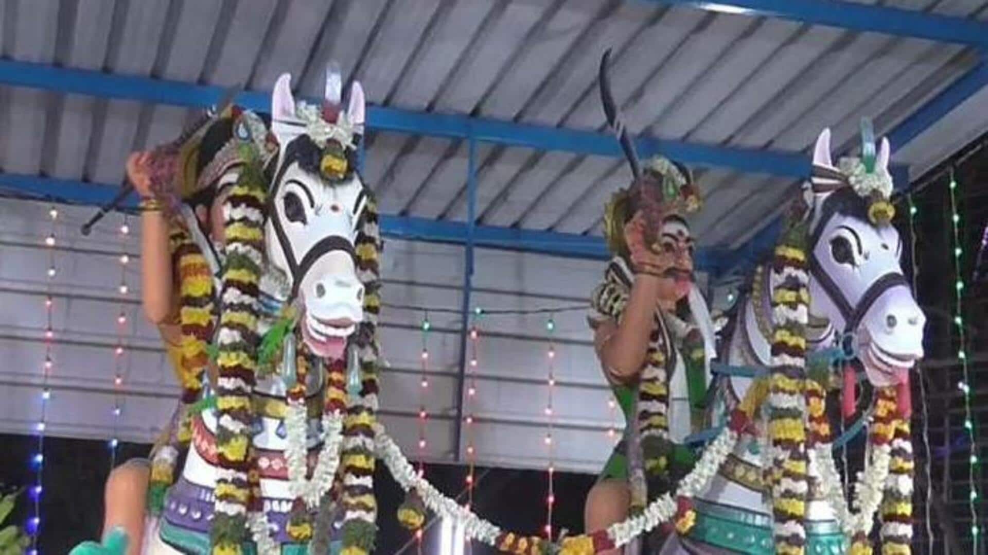 நாமக்கல் ராசிபுரத்தில் கருப்பனார் கோயில் திருவிழா 