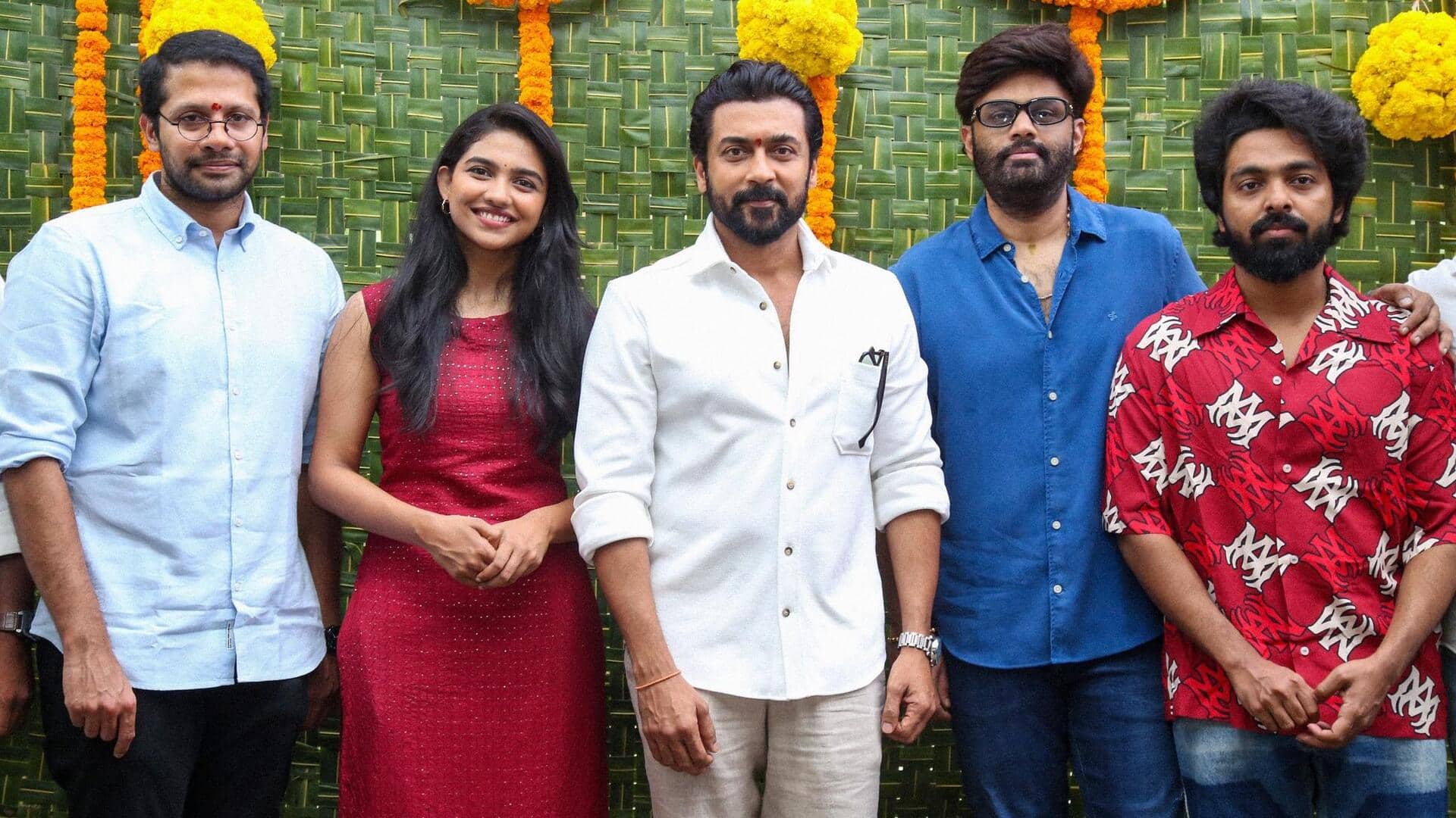 வெங்கி அட்லூரி இயக்கத்தில் சூர்யா நடிக்கும் புதிய படத்தின் படப்பிடிப்பு ஹைதராபாத்தில் தொடங்கியது வெங்கி அட்லூரி இயக்கத்தில் சூர்யா நடிக்கும் புதிய படத்தின் படப்பிடிப்பு ஹைதராபாத்தில் தொடங்கியது