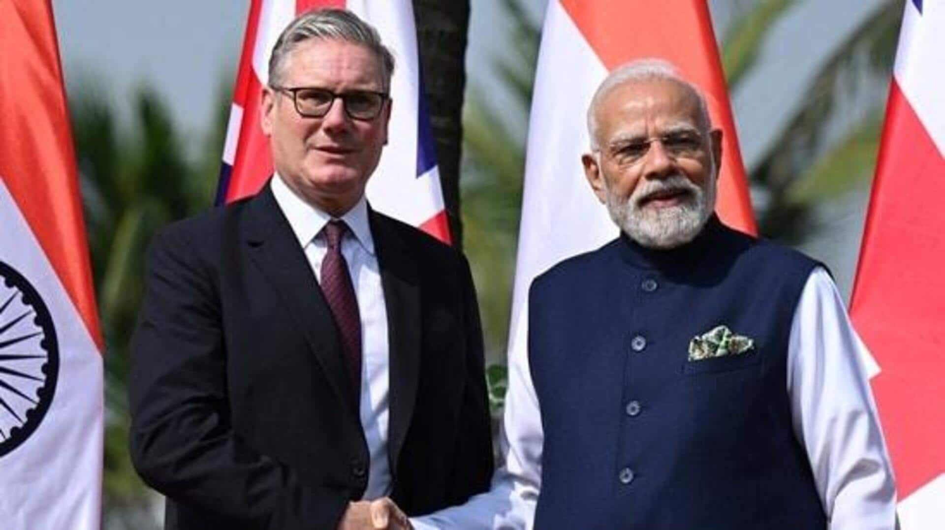 இந்தியா- UK இடையே பாதுகாப்பு, கல்வி, முக்கியமான கனிமங்கள் ஆகியவற்றில் முக்கிய ஒப்பந்தங்கள் அறிவிப்பு இந்தியா- UK இடையே பாதுகாப்பு, கல்வி, முக்கியமான கனிமங்கள் ஆகியவற்றில் முக்கிய ஒப்பந்தங்கள் அறிவிப்பு