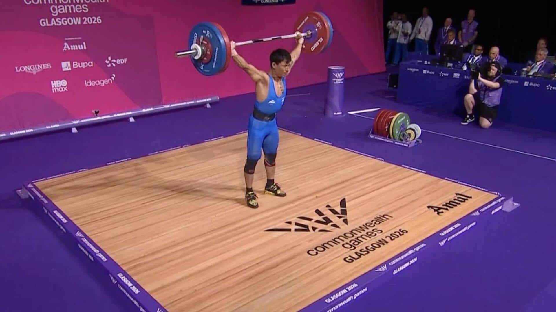 காமன்வெல்த் 2026 பளுதூக்குதலில் வெள்ளி வென்றார் ரிஷிகாந்த சிங்: 121 கிலோ தூக்கி புதிய சாதனை!