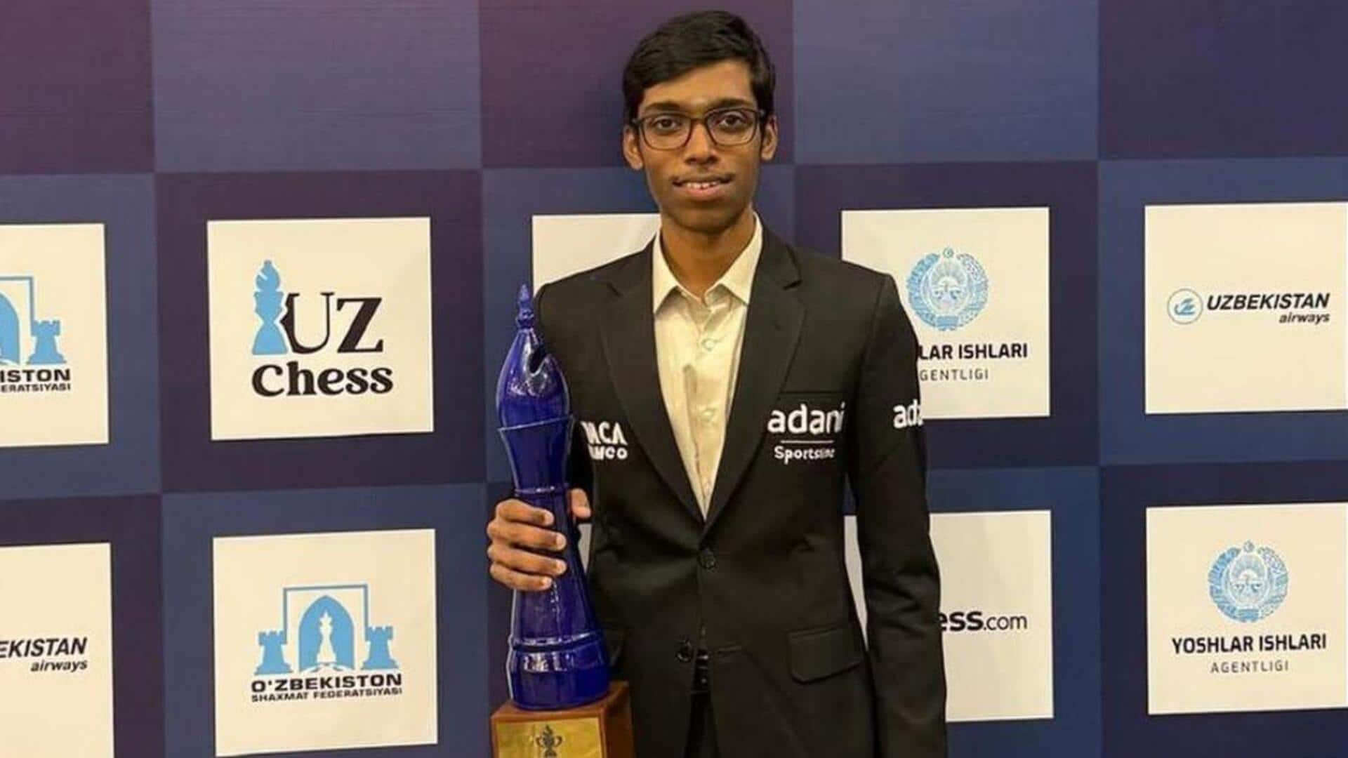 டி.குகேஷை பின்னுக்குத் தள்ளி இந்திய செஸ் தரவரிசையில் முதலிடம் பிடித்தார் பிரக்ஞானந்தா டி.குகேஷை பின்னுக்குத் தள்ளி இந்திய செஸ் தரவரிசையில் முதலிடம் பிடித்தார் பிரக்ஞானந்தா