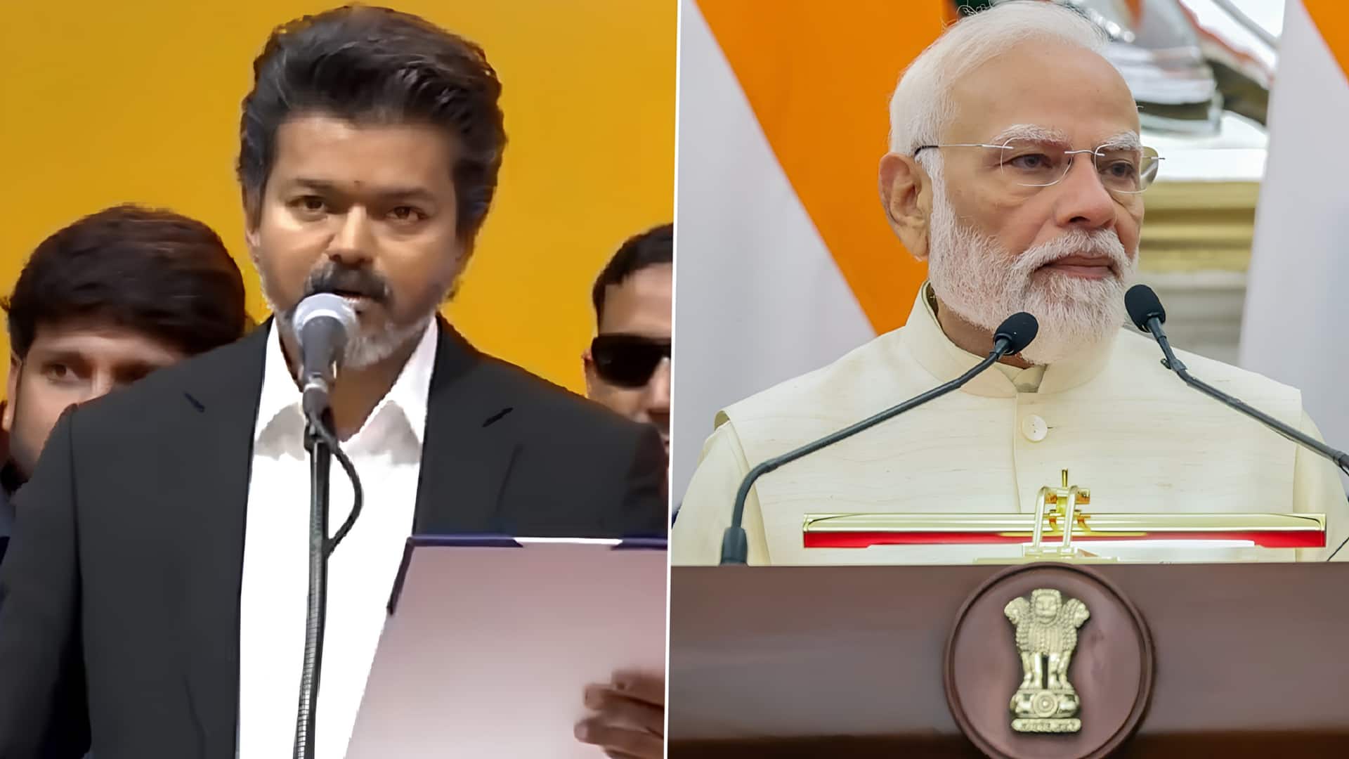 "தமிழக அரசுடன் இணைந்து பணியாற்றுவோம்" முதலமைச்சர் விஜய்க்கு தமிழில் வாழ்த்துச் சொன்ன பிரதமர் மோடி