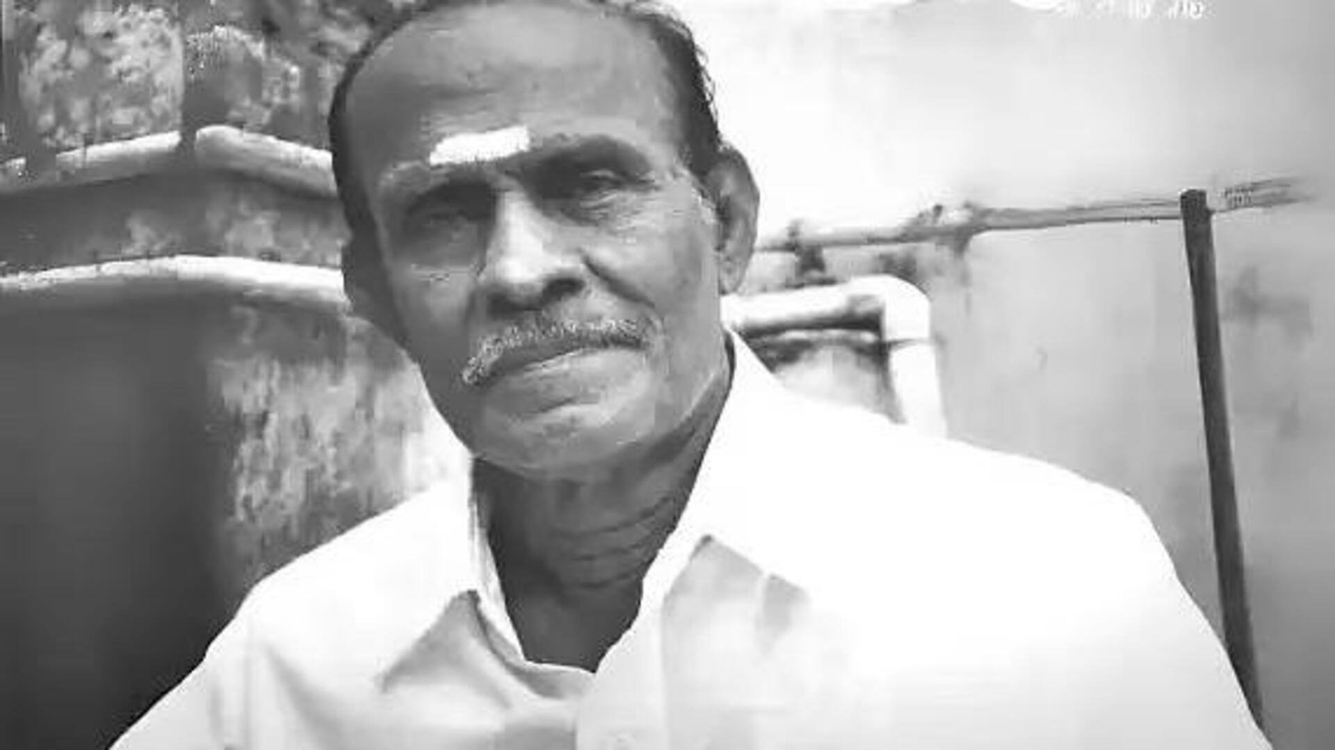 பிரபல திரைப்பட பாடலாசிரியர் கவிஞர் செங்குட்டுவன் உடல்நலக் குறைவால் காலமானார்