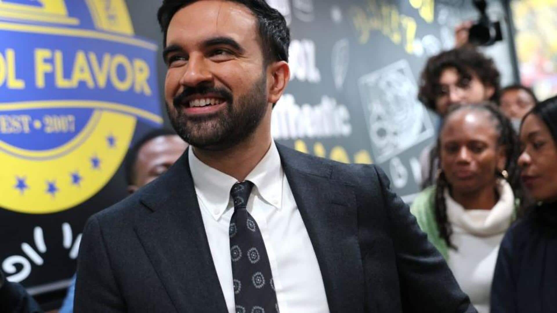 வரலாற்று வெற்றி! நியூயார்க் மேயரானார் இந்திய வம்சாவளி ஜோஹ்ரான் மாம்டானி