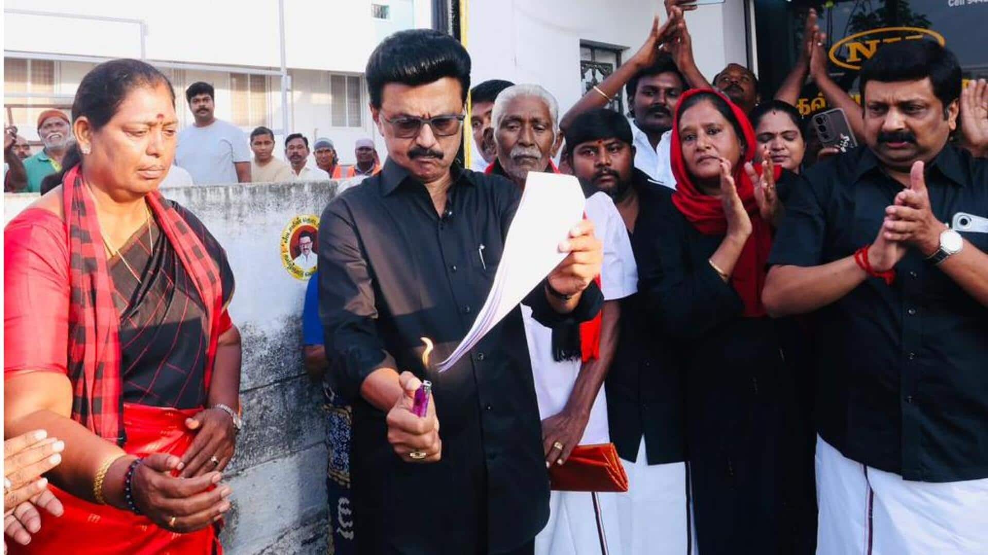 தொகுதி மறுவரையறை மசோதாவுக்கு எதிராக மாநிலம் தழுவிய போராட்டத்தை தொடங்கினார் முதல்வர் ஸ்டாலின்