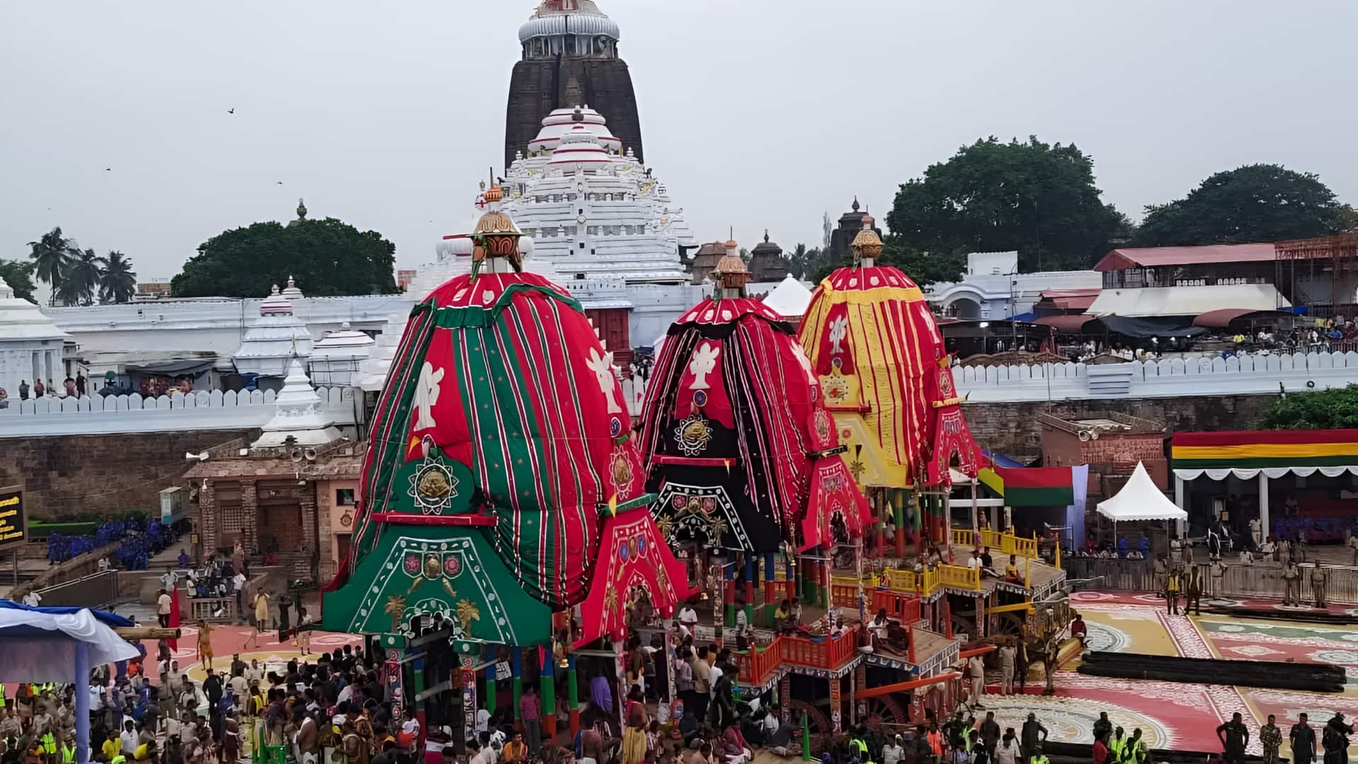 கனமழை எச்சரிக்கைக்கு மத்தியில் பூரியில் ஜெகந்நாத் ரத யாத்திரை தொடங்கியது