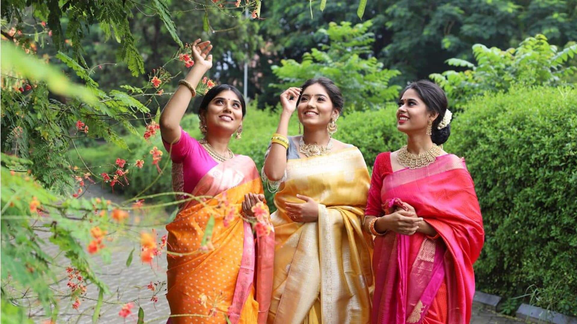 அனைத்து காலத்திற்கும் ஏற்ற இந்த கைத்தறி புடவைகள் ஒரு பார்வை!