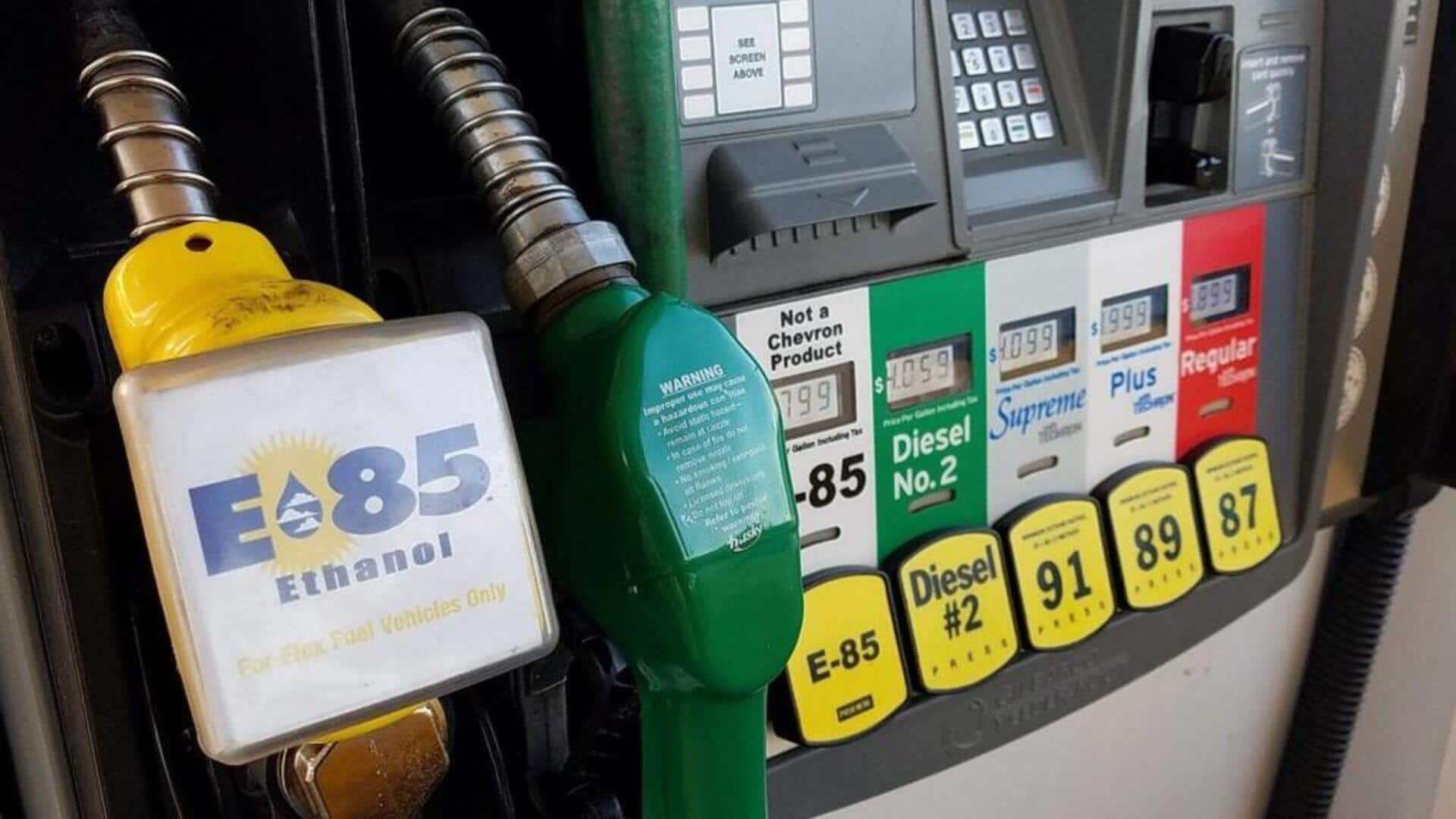 E85 பெட்ரோல் அறிமுகத்துடன் இந்தியா எத்தனால் பயன்பாட்டை விரிவுபடுத்துகிறது