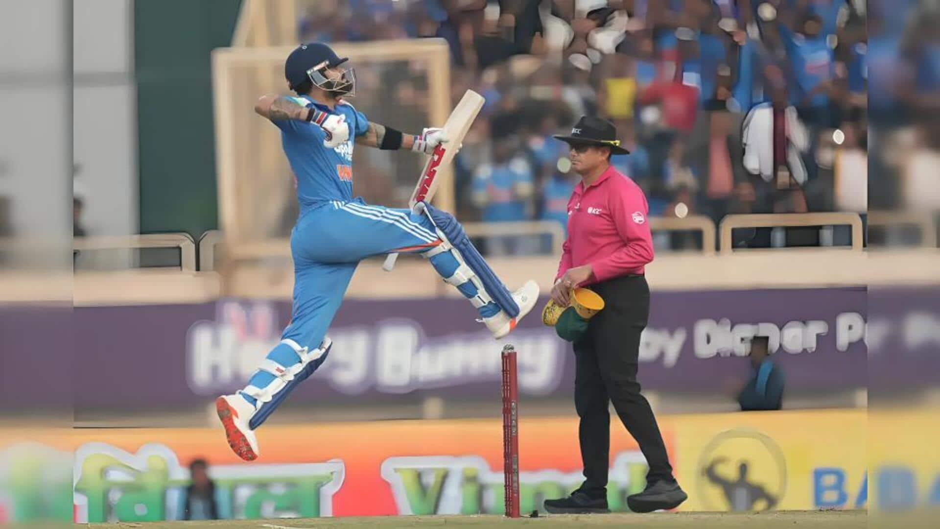 52வது சதம் அடித்து சச்சினின் உலக சாதனையை முறியடித்தார் விராட் கோலி