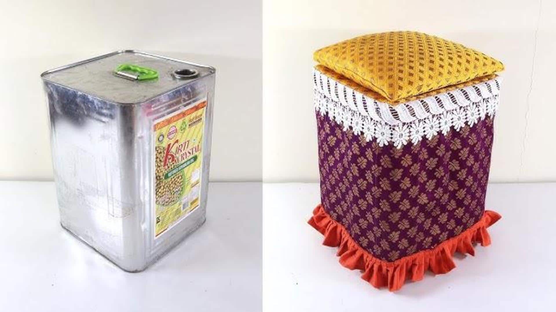 காலியான டப்பாக்களை ஸ்டைலான ஆர்கனைசர்களாக மாற்றுவது எப்படி?