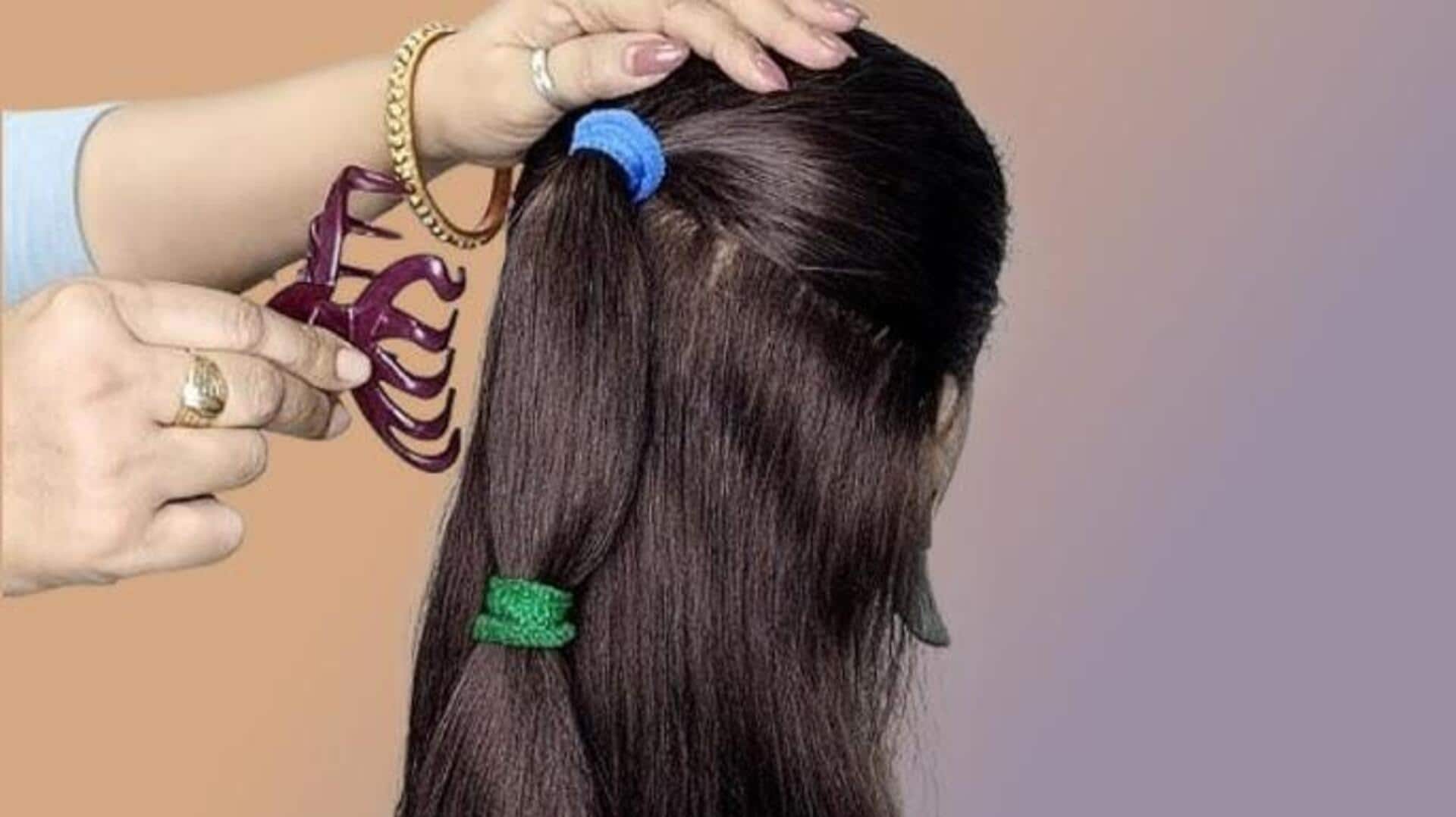 வீட்டில் உள்ள பொருட்களை கொண்டே இப்போது செய்யலாம் அசத்தலான ஹேர் ஸ்டைல்கள்