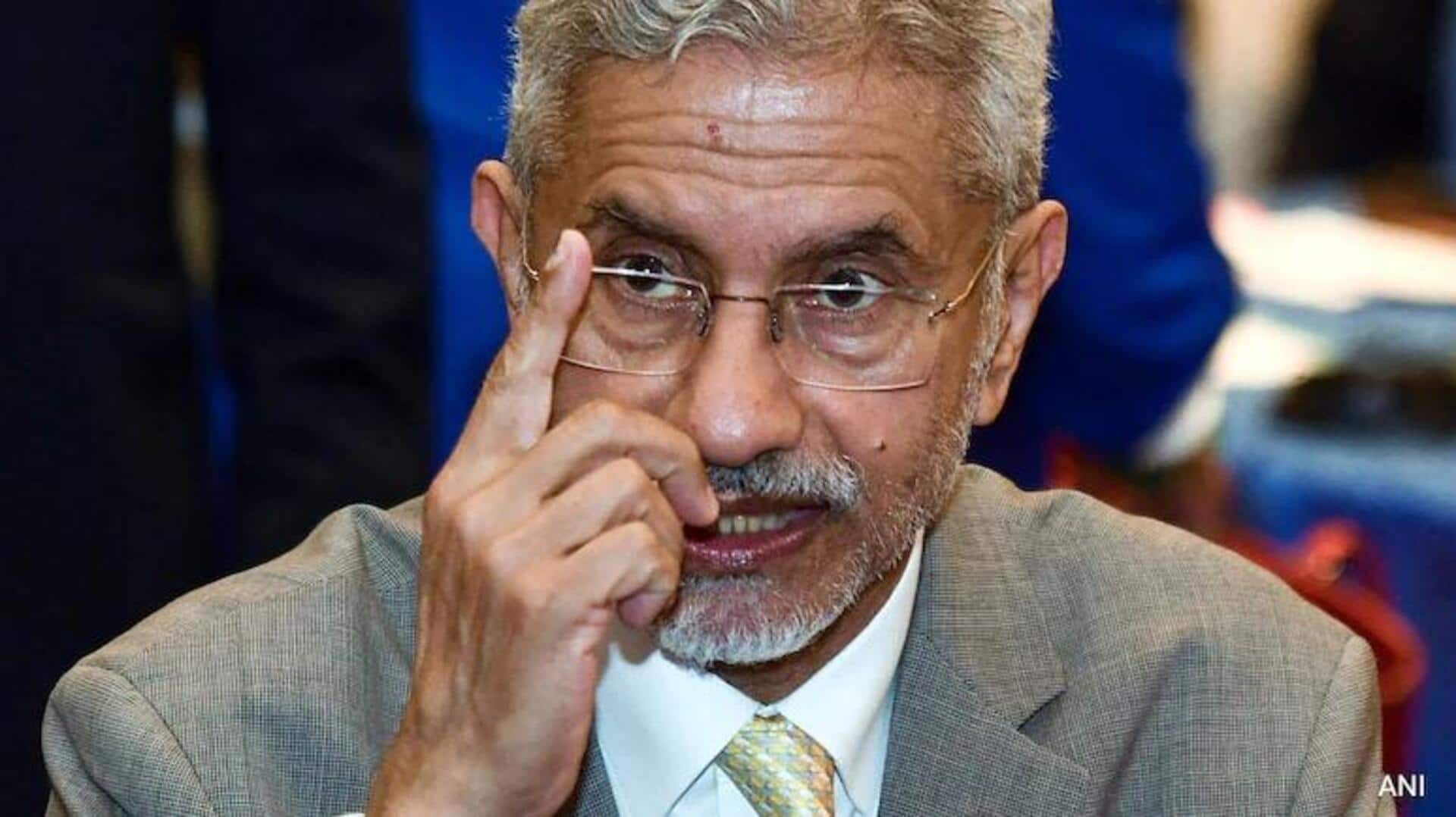 பயங்கரவாதத்திற்கு எதிராக பூஜ்ஜிய சகிப்புத் தன்மை; பிரிட்டனிடம் உறுதிபடத் தெரிவித்த வெளியுறவு அமைச்சர் எஸ்.ஜெய்சங்கர் பயங்கரவாதத்திற்கு எதிராக பூஜ்ஜிய சகிப்புத் தன்மை; பிரிட்டனிடம் உறுதிபடத் தெரிவித்த வெளியுறவு அமைச்சர் எஸ்.ஜெய்சங்கர்