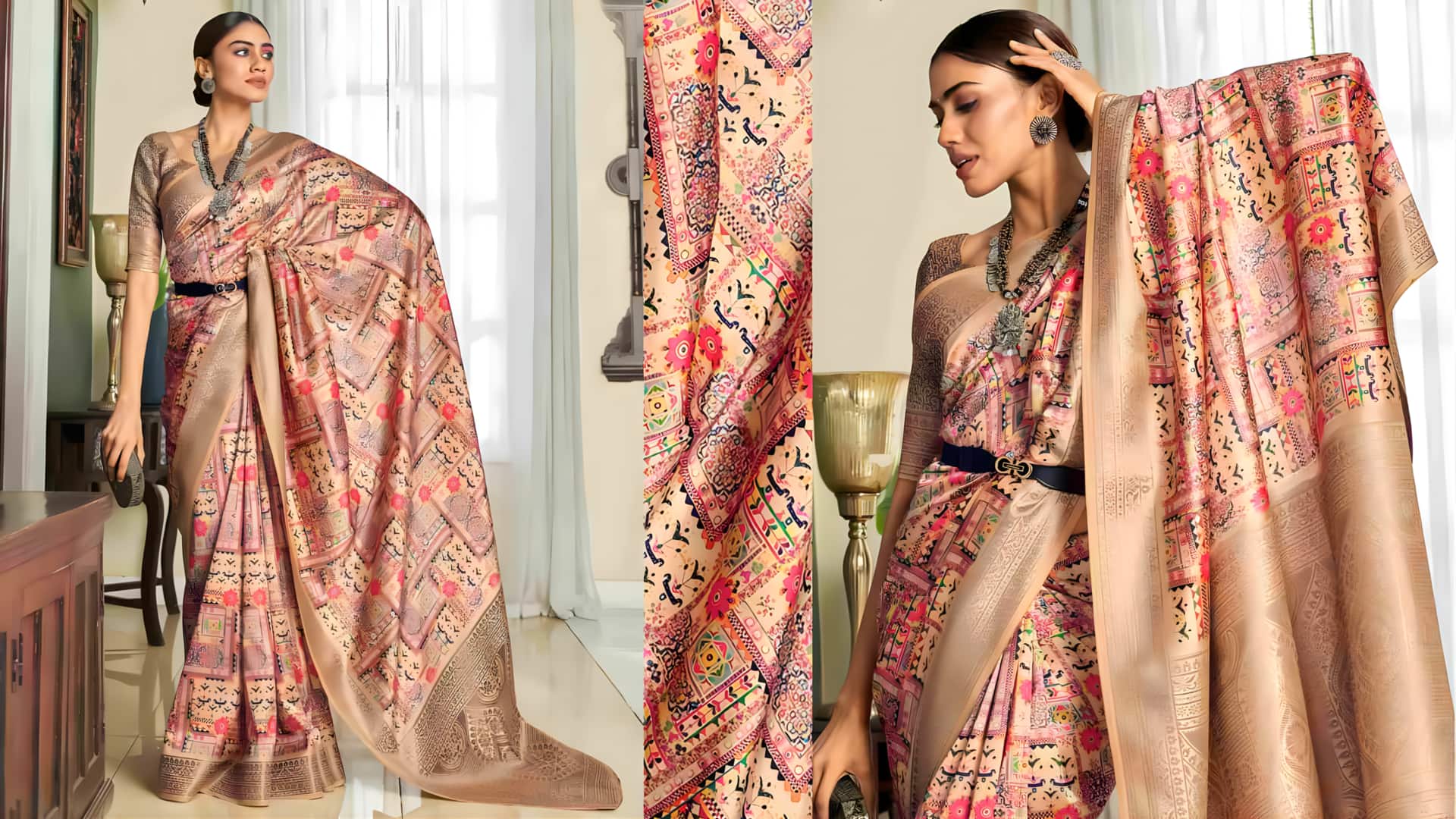 பாலிவுட் ஸ்டைல் புடவை லேயரிங்: ஜாக்கெட் முதல் பெல்ட் வரை - புடவையை மாடர்னாக மாற்ற 5 சூப்பர் டிப்ஸ்