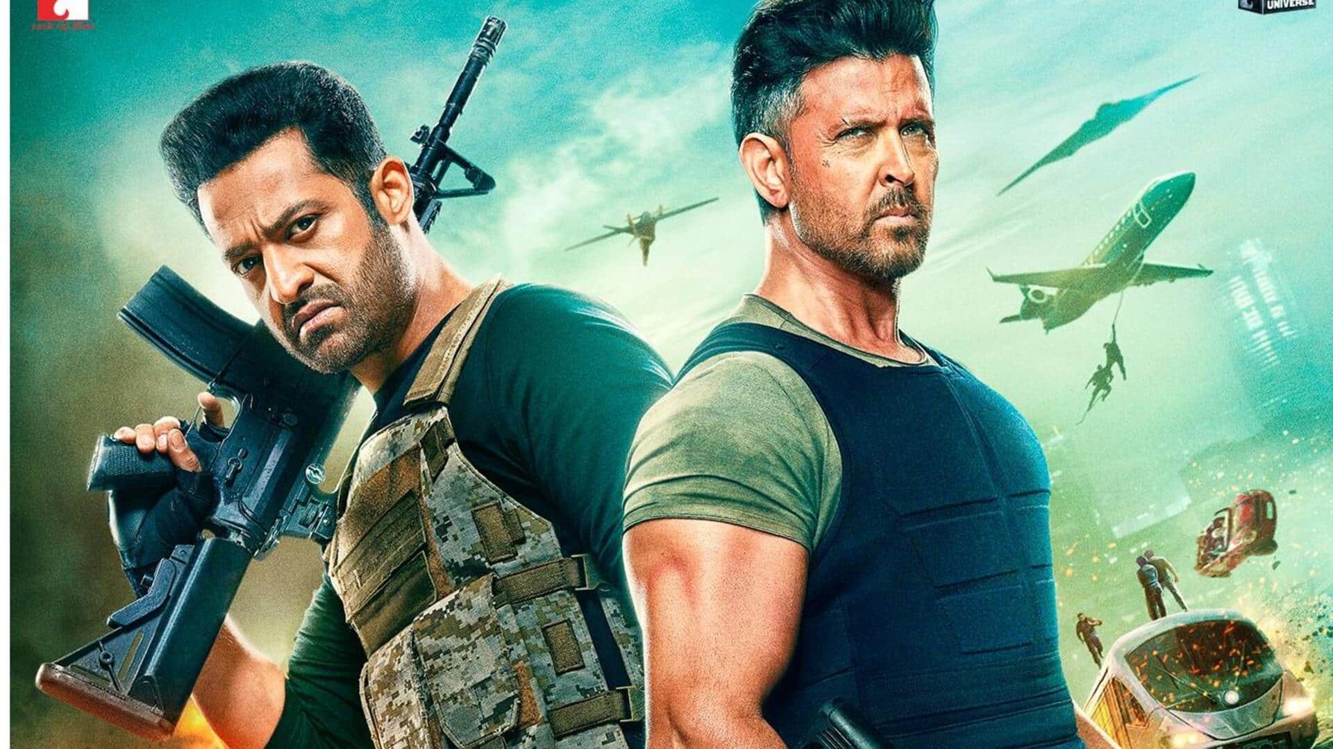 ஹிருத்திக் ரோஷனும் ஜூனியர் NTR நடிக்கும் 'வார் 2' டீஸர் வெளியானது