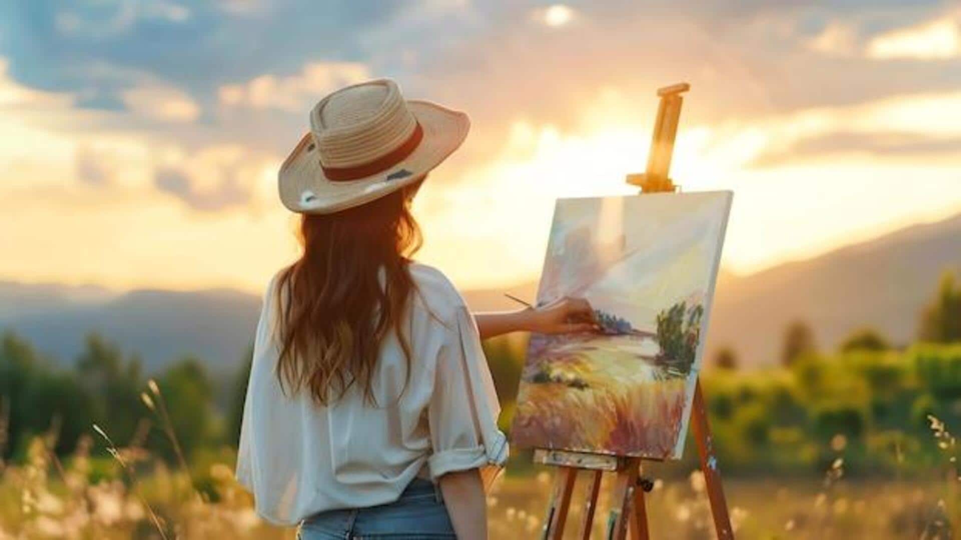 இயற்கை ஓவியம்: மன அமைதிக்கான ஒரு சிறந்த சுய-பராமரிப்புப் பயிற்சி!