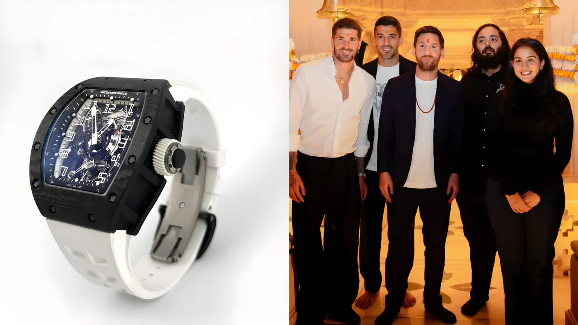 கால்பந்து ஜாம்பவான் மெஸ்ஸிக்கு ஆனந்த் அம்பானி வழங்கிய ரூ.11 கோடி மதிப்பிலான வாட்ச்