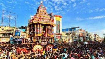 மதுரை சித்திரை திருவிழா தேரோட்டம் - லட்சக்கணக்கான பக்தர்கள் வழிபாடு 