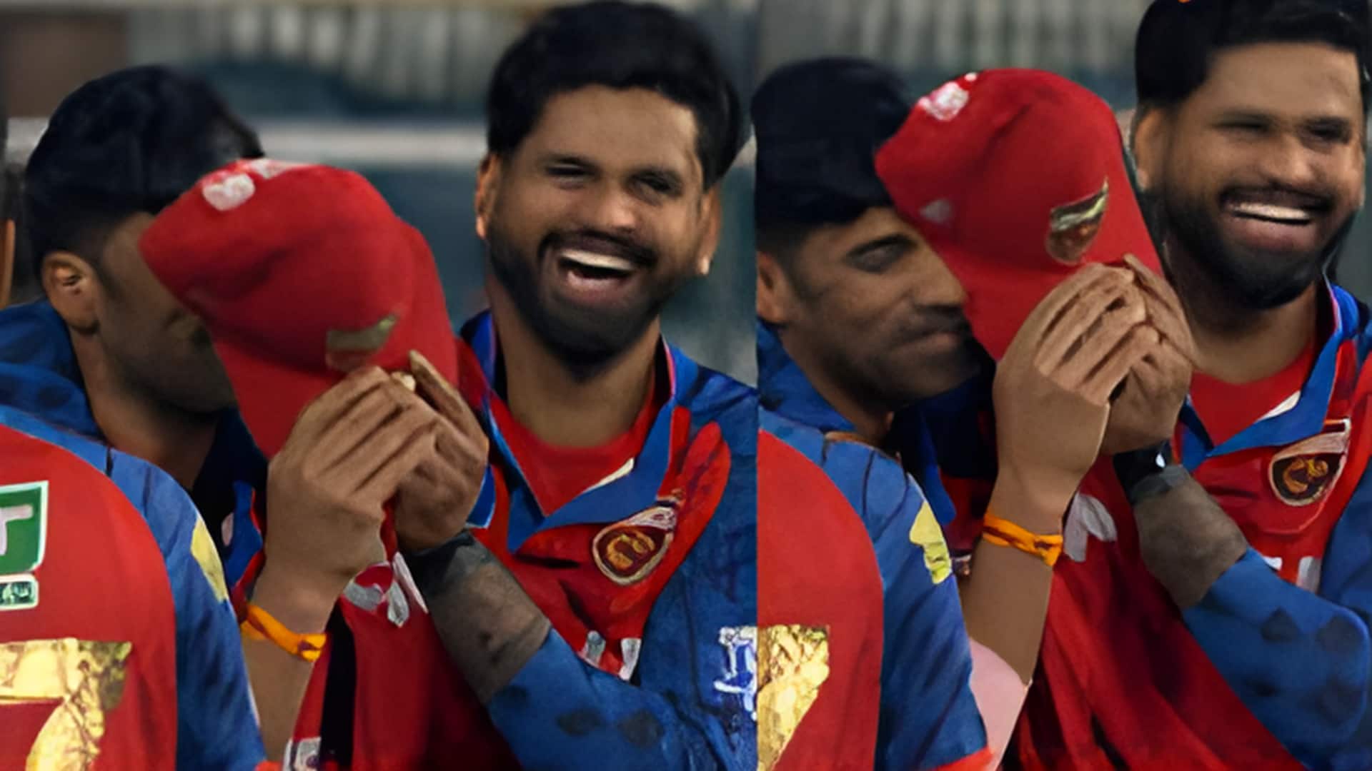 கேப்டனின் செல்லக் குறும்பு! கேட்சுகளைத் தவறவிட்ட சஷாங்க் சிங்கை தொப்பியால் மறைத்து ஷ்ரேயாஸ் ஐயர் செய்த செயல் வைரல்