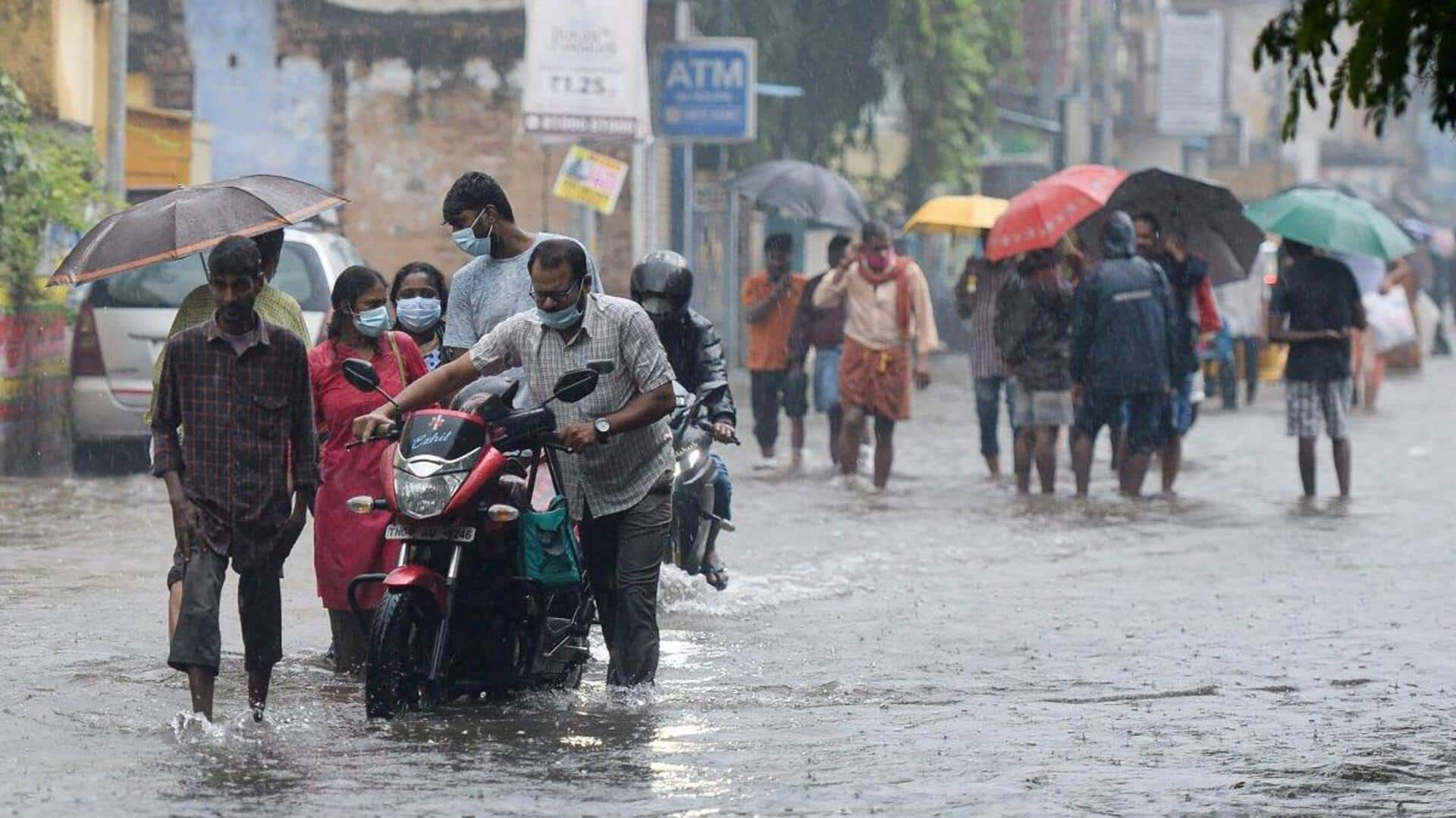 வங்கக்கடலில் வலுவடையும் காற்றழுத்த தாழ்வு பகுதி; 5 மாவட்டங்களுக்கு கனமழை எச்சரிக்கை