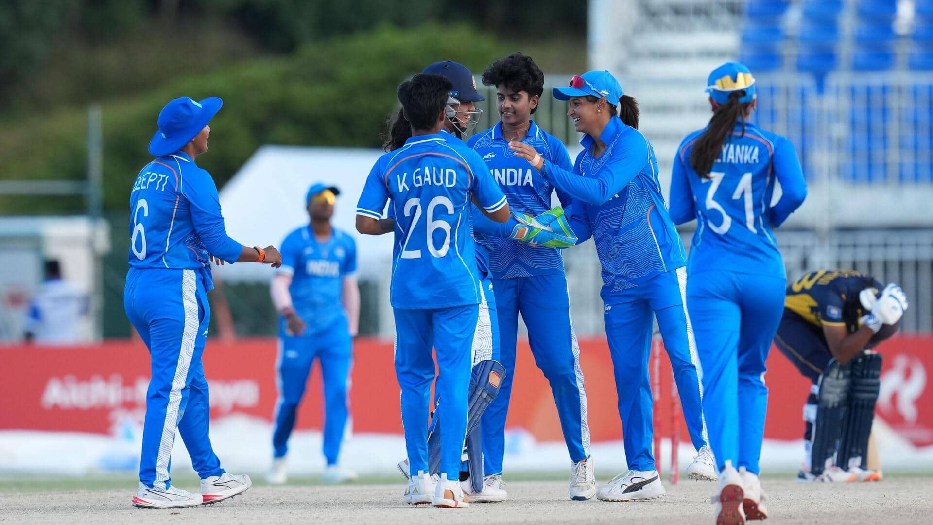 ஆசிய விளையாட்டு போட்டி 2026: இந்தியாவிற்கு தங்கம் வென்று மகளிர் கிரிக்கெட் அணி சாதனை