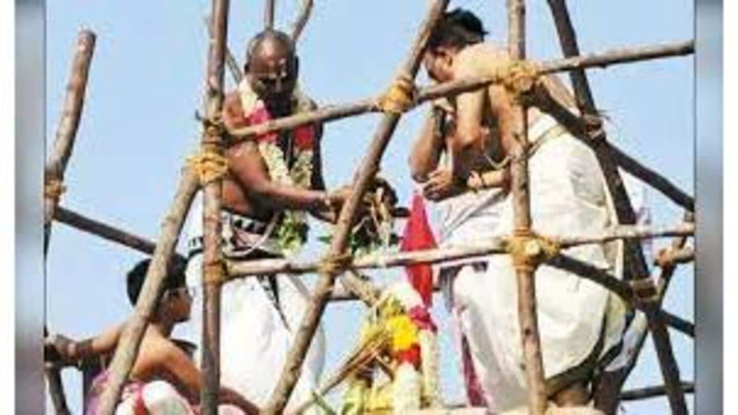 திருவள்ளூரில் 800 ஆண்டுகள் பழமைவாய்ந்த கோயிலில் மகா கும்பாபிஷேகம்
