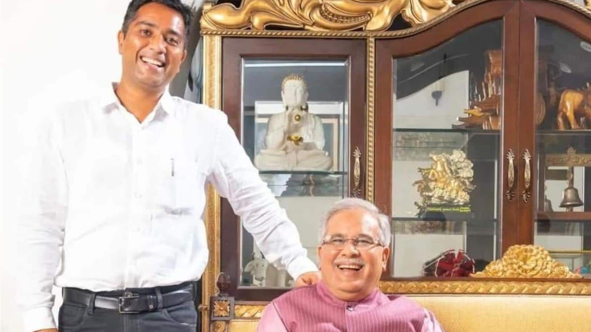 சத்தீஸ்கர் முன்னாள் முதல்வர் பூபேஷ் பாகேலின் மகன் அமலாக்கத்துறையால் கைது சத்தீஸ்கர் முன்னாள் முதல்வர் பூபேஷ் பாகேலின் மகன் அமலாக்கத்துறையால் கைது