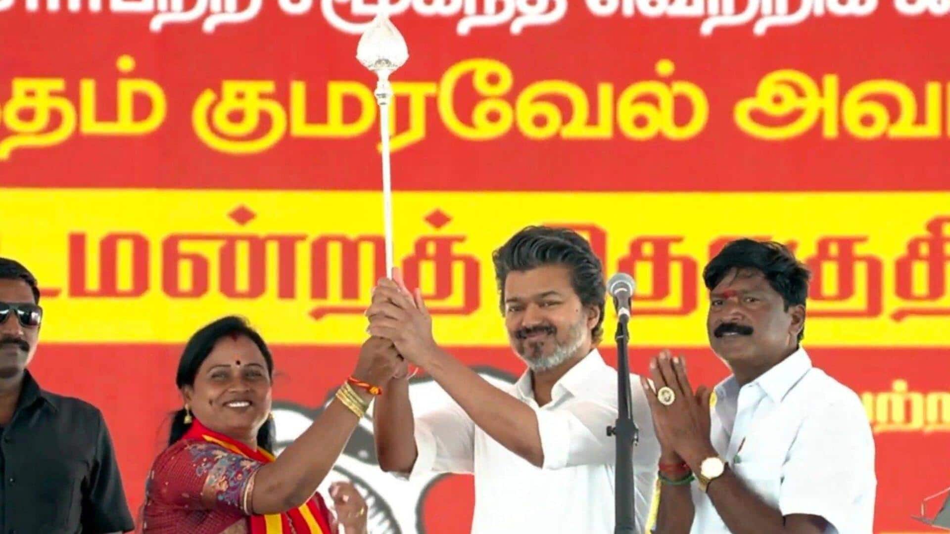 மதுராந்தகம் இடைத்தேர்தல் பிரச்சாரத்தில் முதல்வர் விஜய்: திமுக - அதிமுகவைக் கடுமையாகச் சாடி ஆக்ரோஷப் பேச்சு