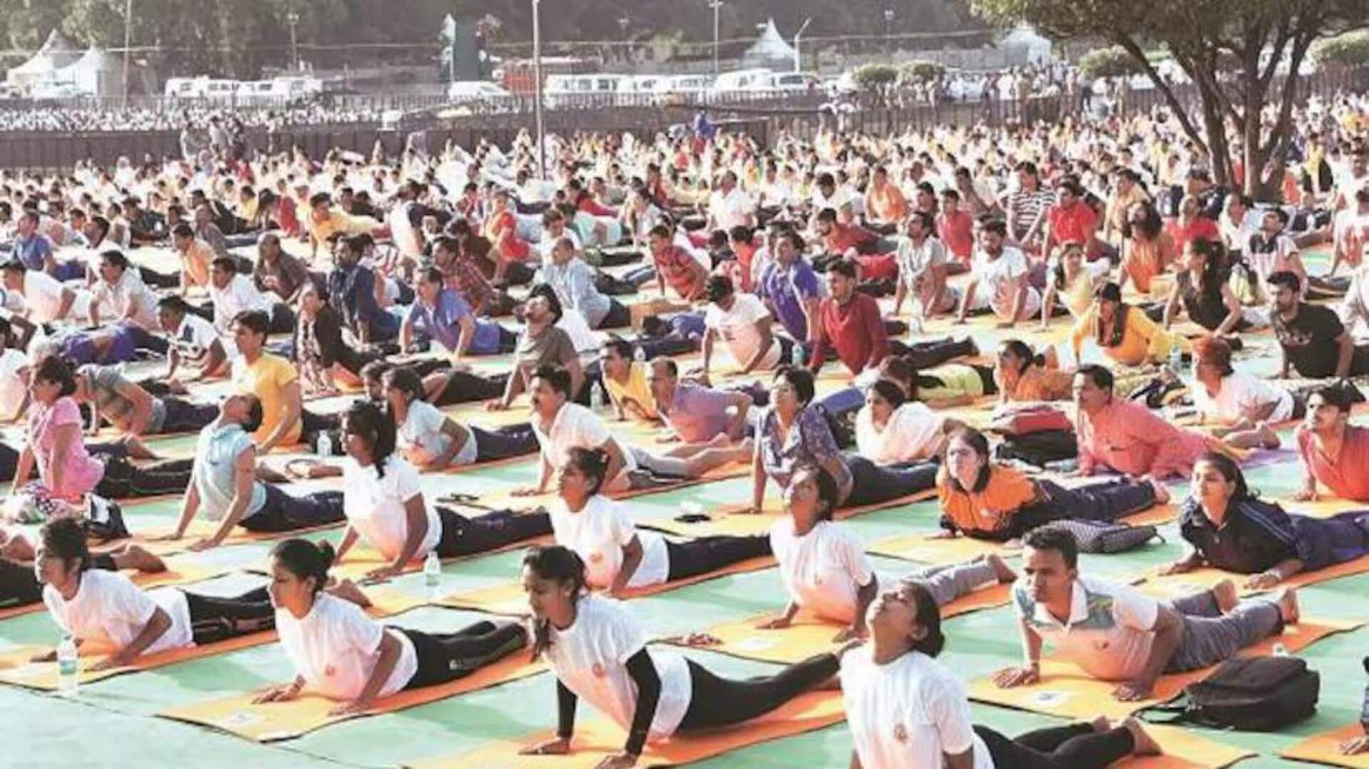 யோகா சங்கம் 2025க்கு 4 லட்சத்திற்கும் அதிகமானோர் பதிவு; சர்வதேச யோகா தின நிகழ்விற்கு தயாராகும் இந்தியா யோகா சங்கம் 2025க்கு 4 லட்சத்திற்கும் அதிகமானோர் பதிவு; சர்வதேச யோகா தின நிகழ்விற்கு தயாராகும் இந்தியா