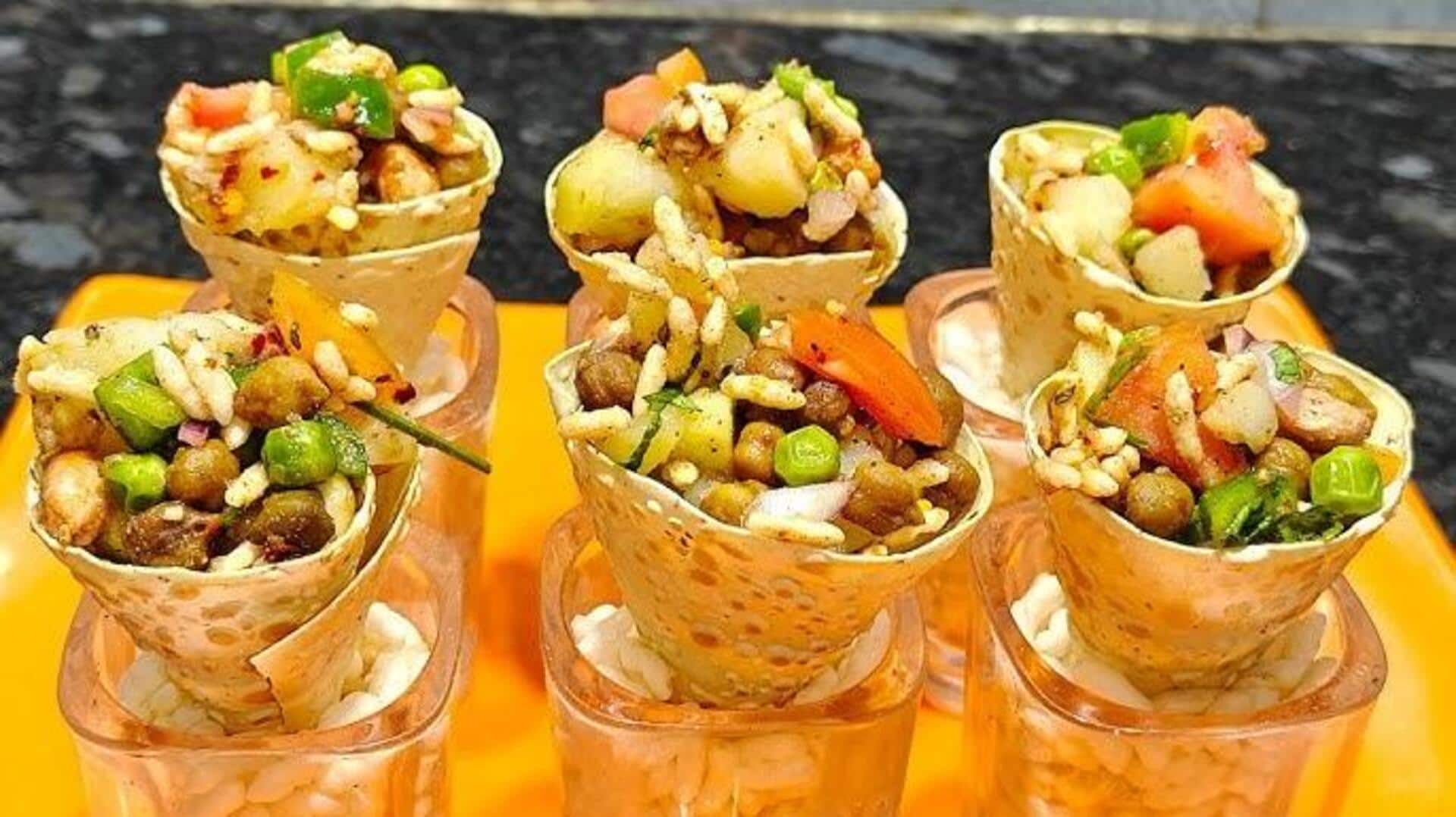 பாபட் கோன் சாட்: சுவையான, ஆரோக்கியமான ஸ்நாக்ஸ், செய்முறை இதோ!