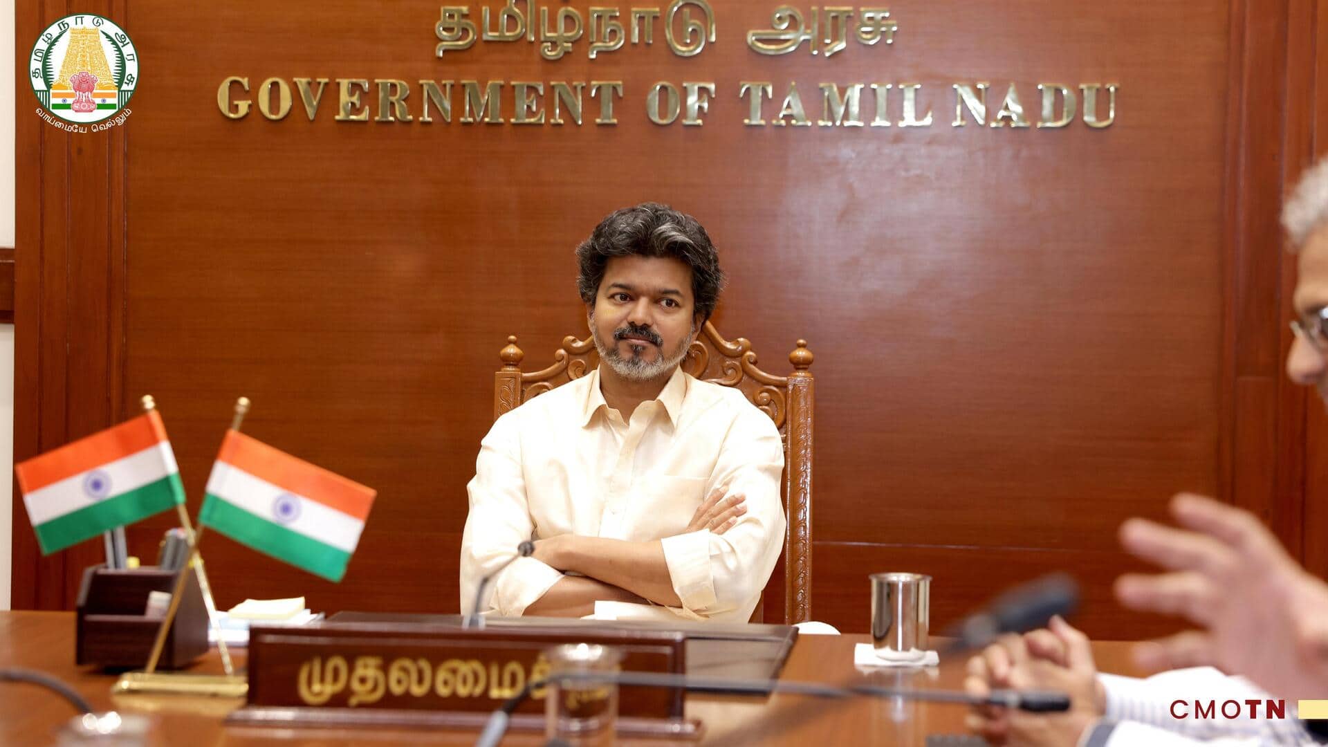 6 முதல் 8-ம் வகுப்பு வரை காமராஜர் காலை உணவுத் திட்டம் விரிவாக்கம்: முதல்வர் விஜய் தொடங்கி வைத்தார்