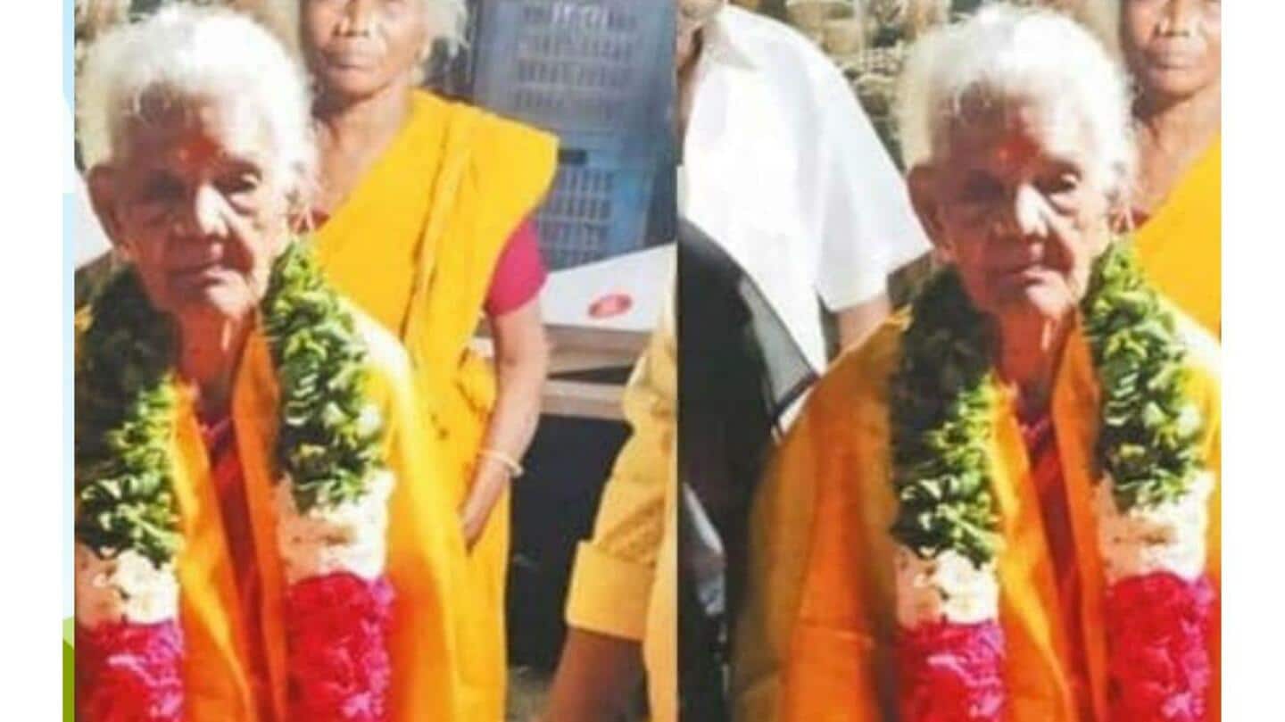சென்னையில் கேக் வெட்டி தனது 108வது பிறந்தநாளை கொண்டாடிய மூதாட்டி