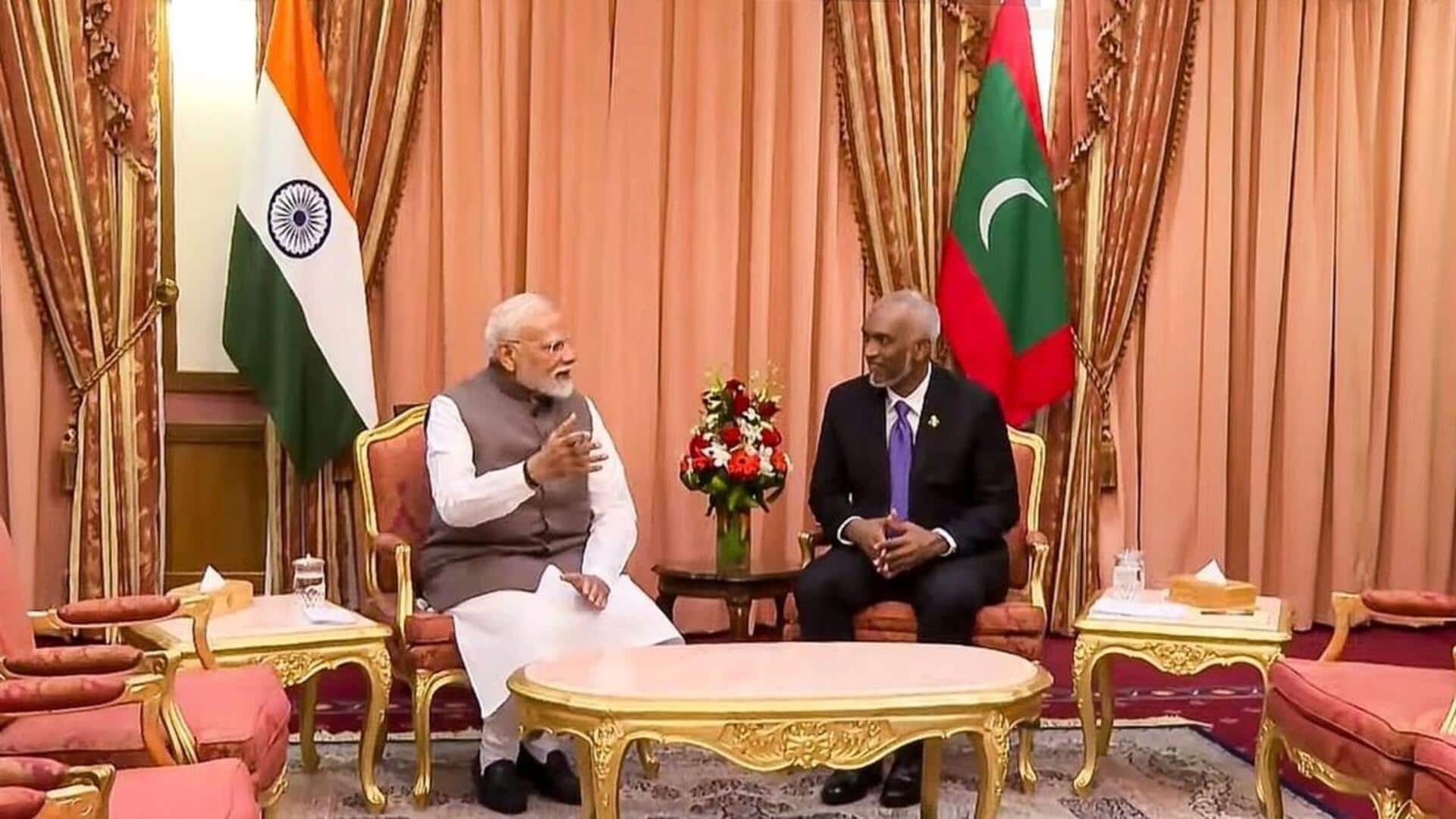 மாலத்தீவிற்கு ரூ.4,850 கோடி கடன் உதவி வழங்கியது இந்தியா; வர்த்தக ஒப்பந்தத்திற்கான பேச்சுவார்த்தை தொடக்கம்