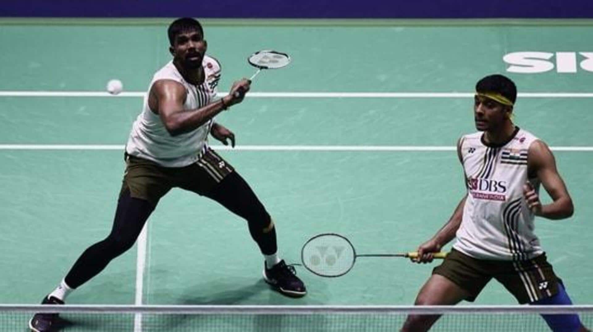 உலக சாம்பியன்ஷிப்: அரையிறுதியில் தோல்வி; வெண்கலம் வென்றனர் சாத்விக்-சிராக் ஜோடி உலக சாம்பியன்ஷிப்: அரையிறுதியில் தோல்வி; வெண்கலம் வென்றனர் சாத்விக்-சிராக் ஜோடி