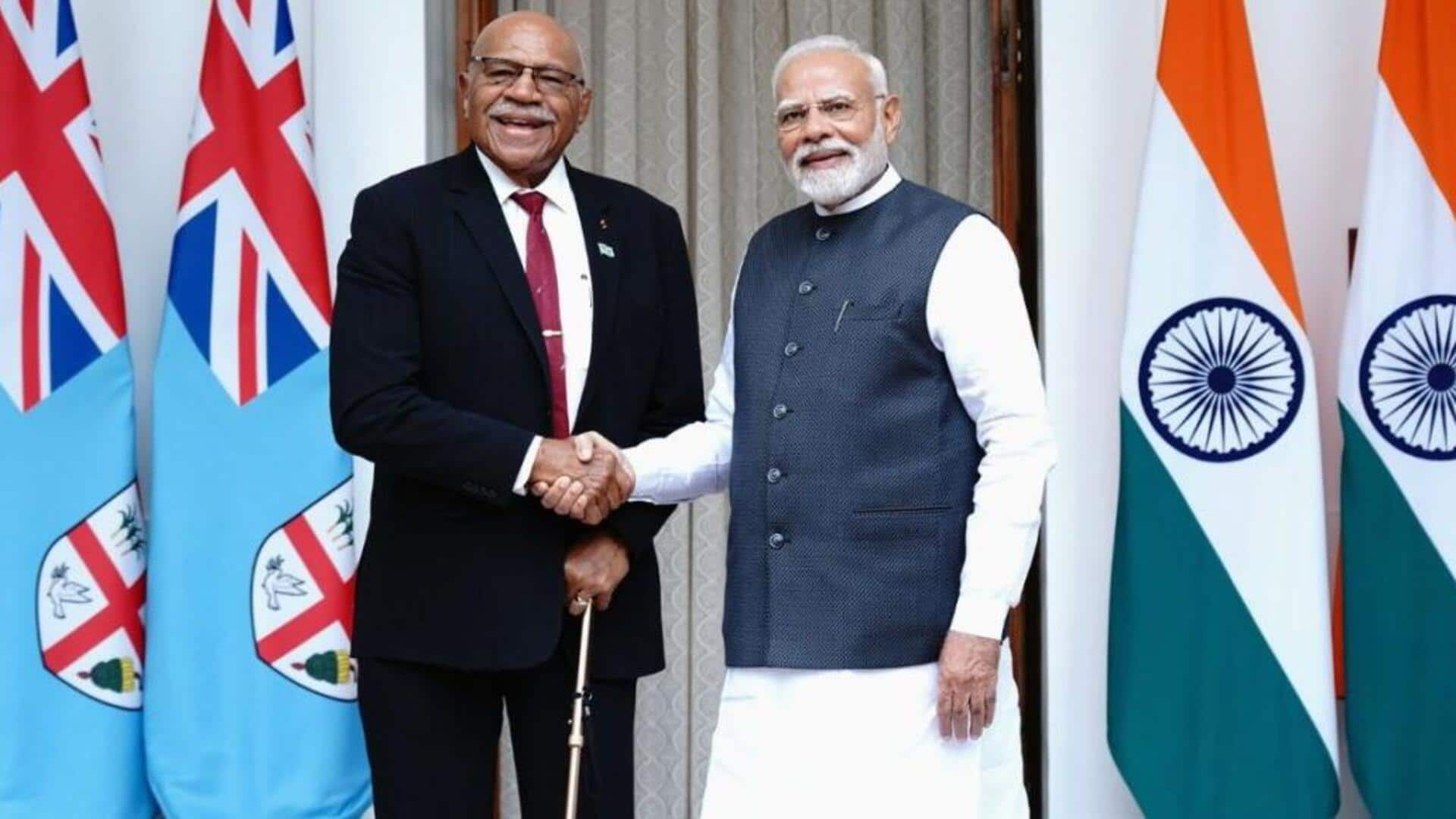 பாதுகாப்பு மற்றும் சுகாதாரத் துறைகளில் உறவுகளை வலுப்படுத்த இந்தியா மற்றும் பிஜி உறுதி பாதுகாப்பு மற்றும் சுகாதாரத் துறைகளில் உறவுகளை வலுப்படுத்த இந்தியா மற்றும் பிஜி உறுதி