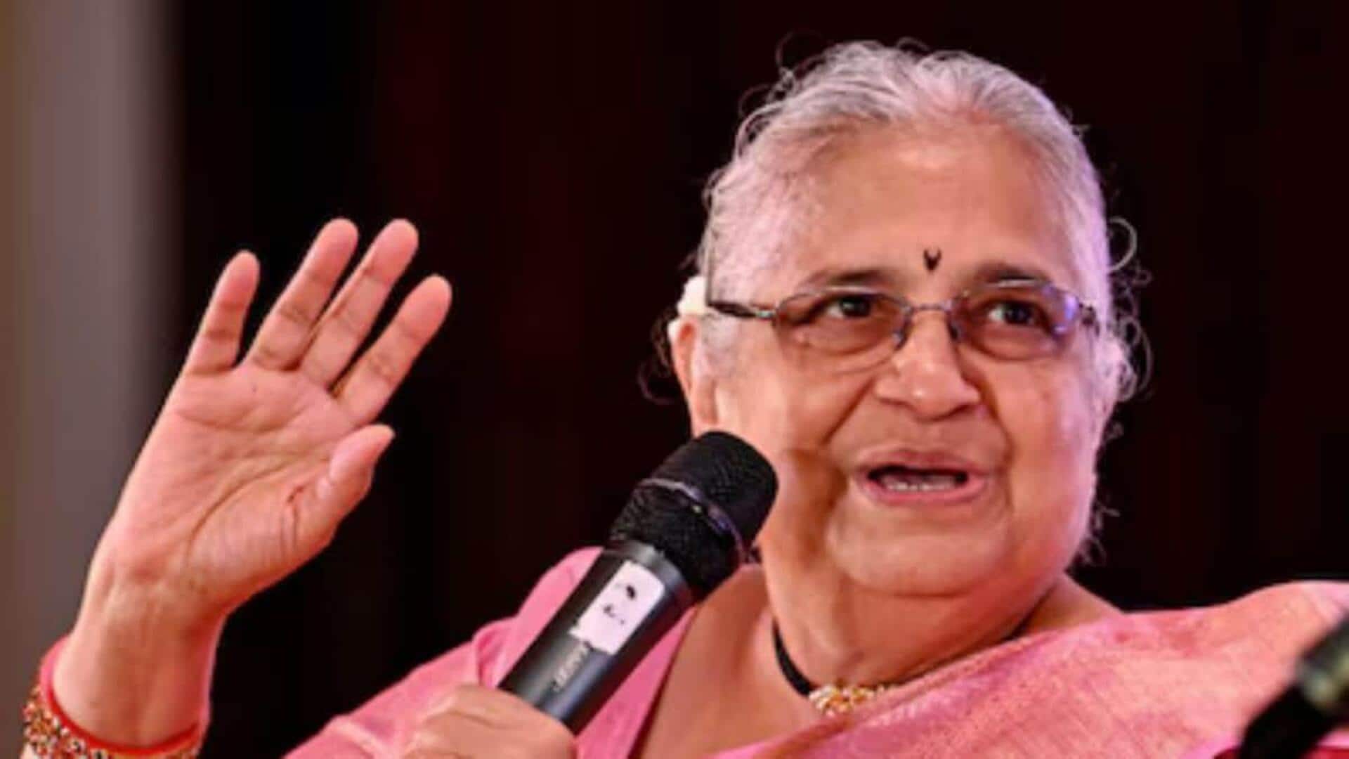 மாநிலங்களவை உறுப்பினர் சுதா மூர்த்தியை மிரட்டிய சைபர் கிரைம் கும்பல்; காவல்துறையிடம் புகார்