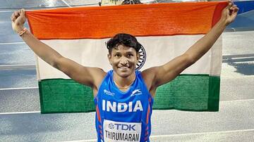 சர்வதேச தடகள போட்டியில் தங்கம் வென்ற தமிழக வீரர் செல்வ பி திருமாறன்!