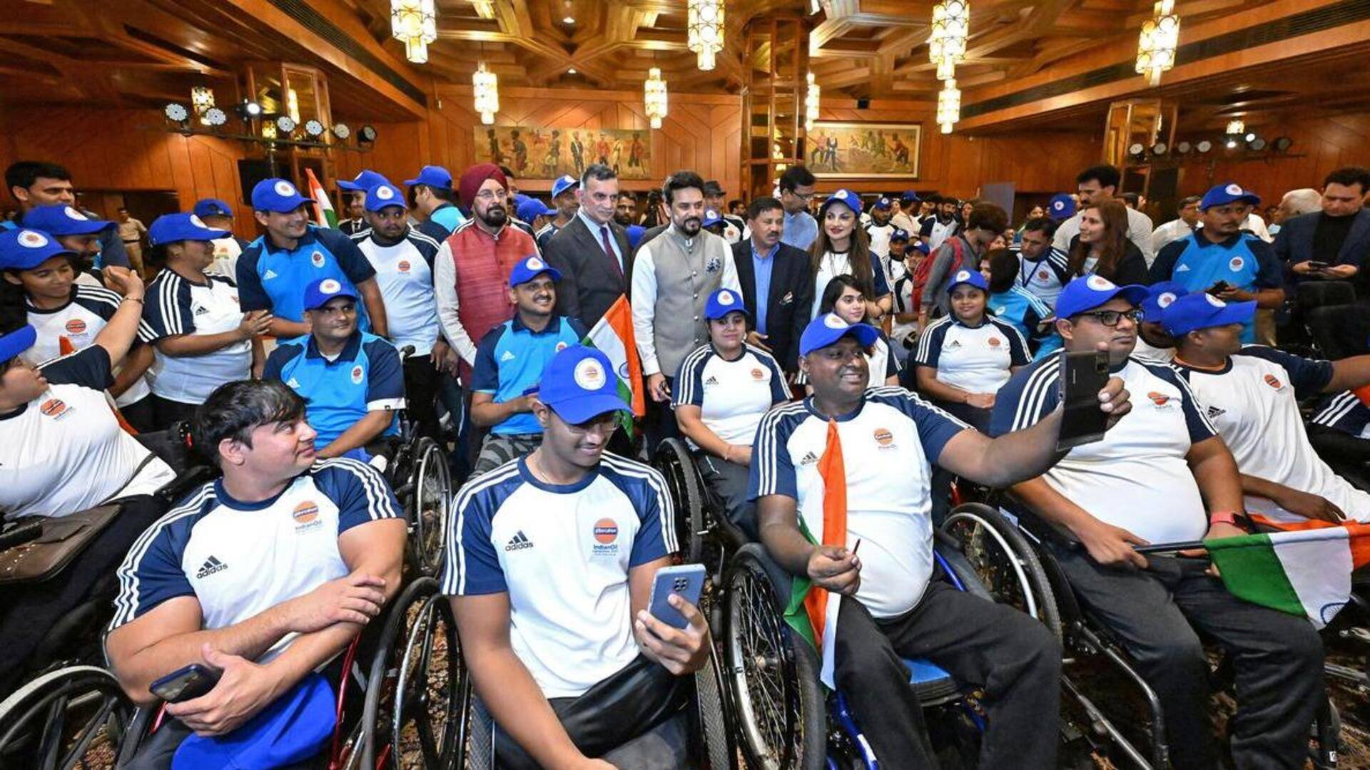 பாரா ஆசிய விளையாட்டுப் போட்டிகளுக்கு மிகப்பெரிய வீரர்கள் குழுவை அனுப்பியது இந்தியா