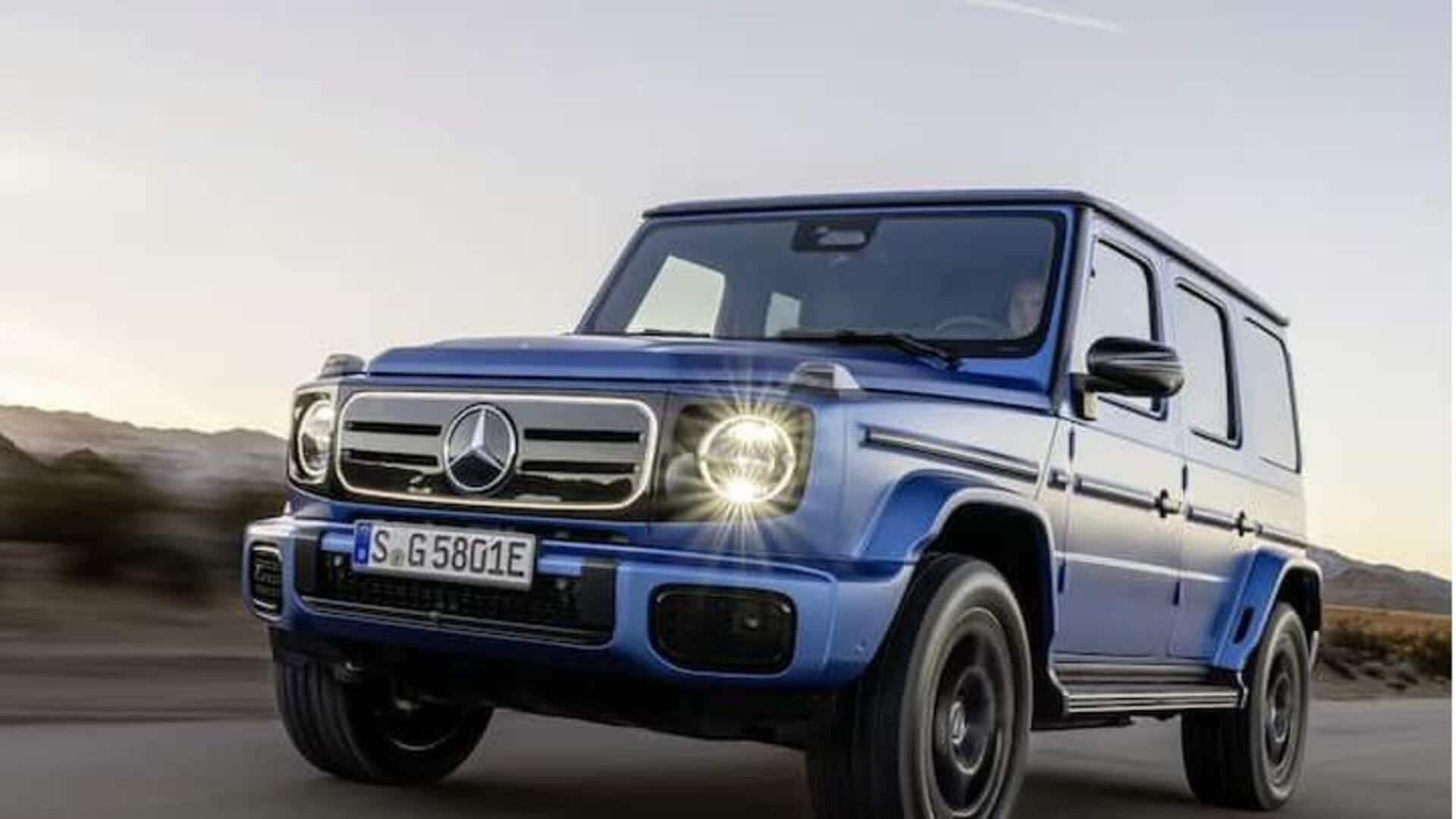 Mercedes-Benz தனது முதல் முழு-எலக்ட்ரிக் ஜி-வேகனை வெளியிட்டது