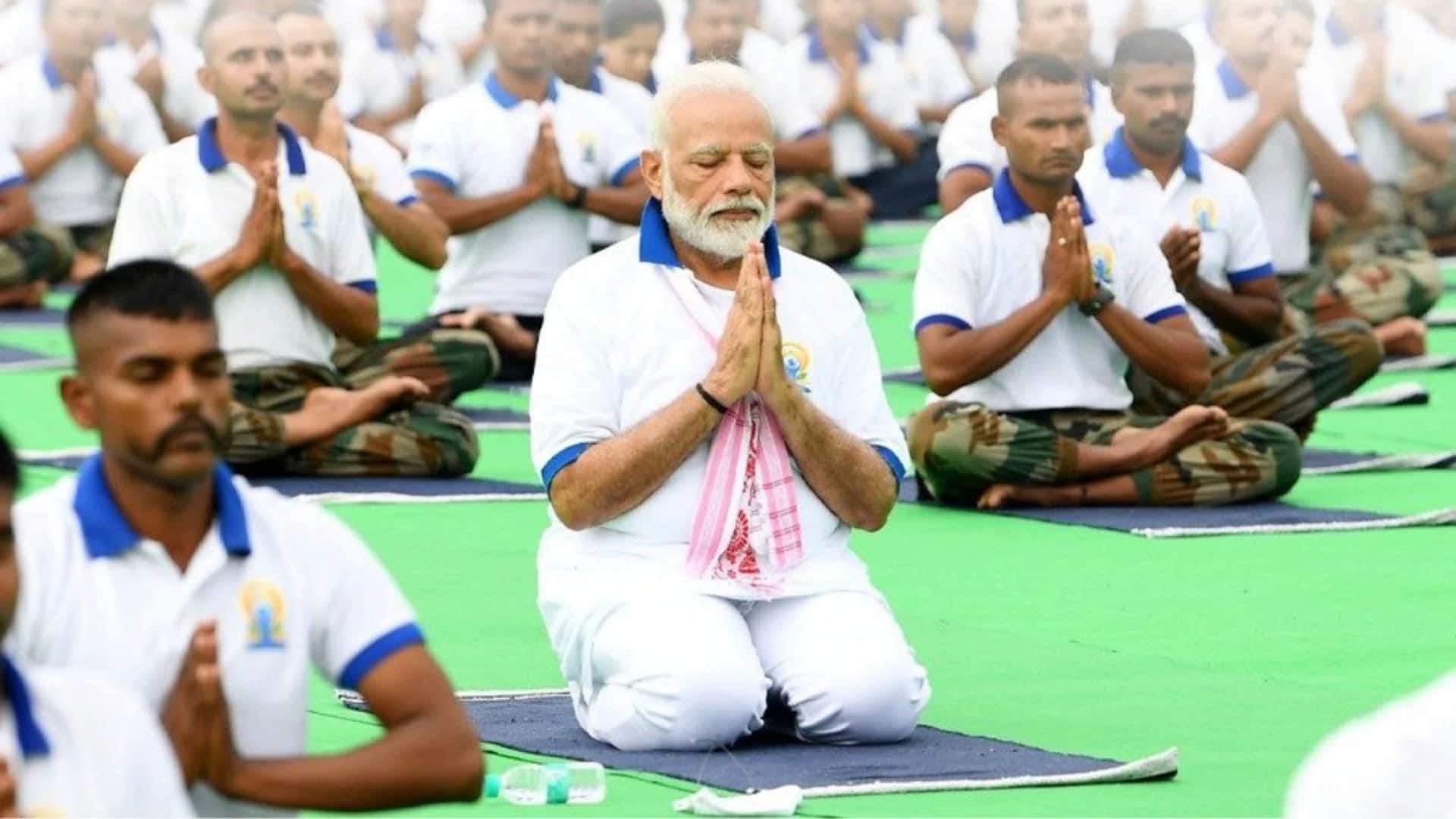 'ஒரே பூமி, ஒரே ஆரோக்கியம்': 11வது சர்வதேச யோகா தினத்திற்கு பிரதமர் மோடி வாழ்த்து 'ஒரே பூமி, ஒரே ஆரோக்கியம்': 11வது சர்வதேச யோகா தினத்திற்கு பிரதமர் மோடி வாழ்த்து