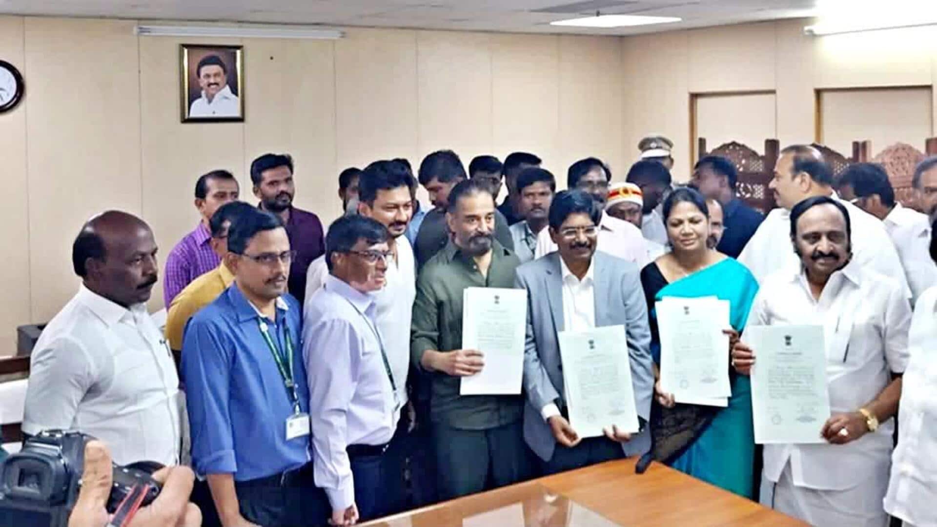 மாநிலங்களவைக்கு தேர்வு செய்யப்பட்ட 6 வேட்பாளர்களுக்கும் வெற்றிச் சான்றிதழ் வழங்கினார் தேர்தல் அதிகாரி மாநிலங்களவைக்கு தேர்வு செய்யப்பட்ட 6 வேட்பாளர்களுக்கும் வெற்றிச் சான்றிதழ் வழங்கினார் தேர்தல் அதிகாரி
