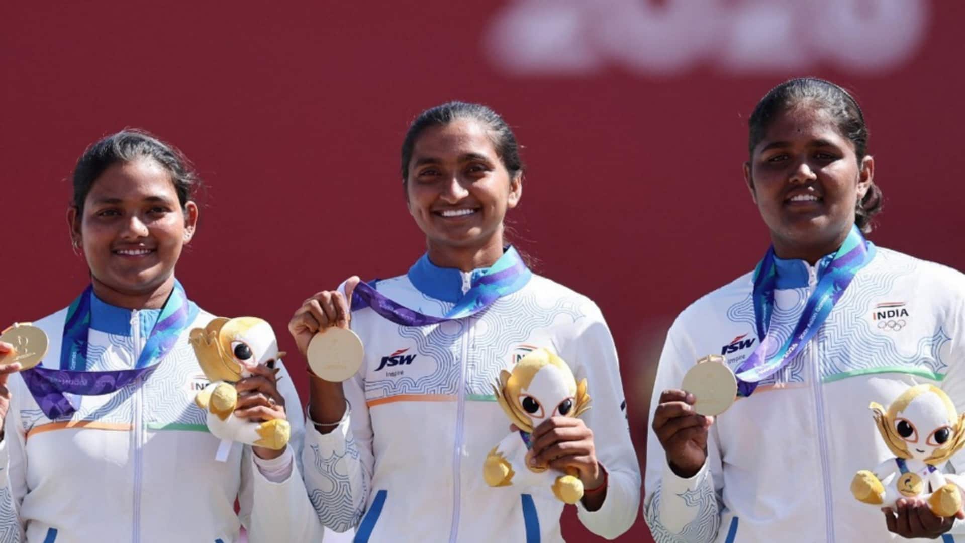 இந்தியாவுக்கு முதல்முறையாக தங்கம்! ஆசிய விளையாட்டு 2026 மகளிர் வில்வித்தையில் வரலாற்று சாதனை