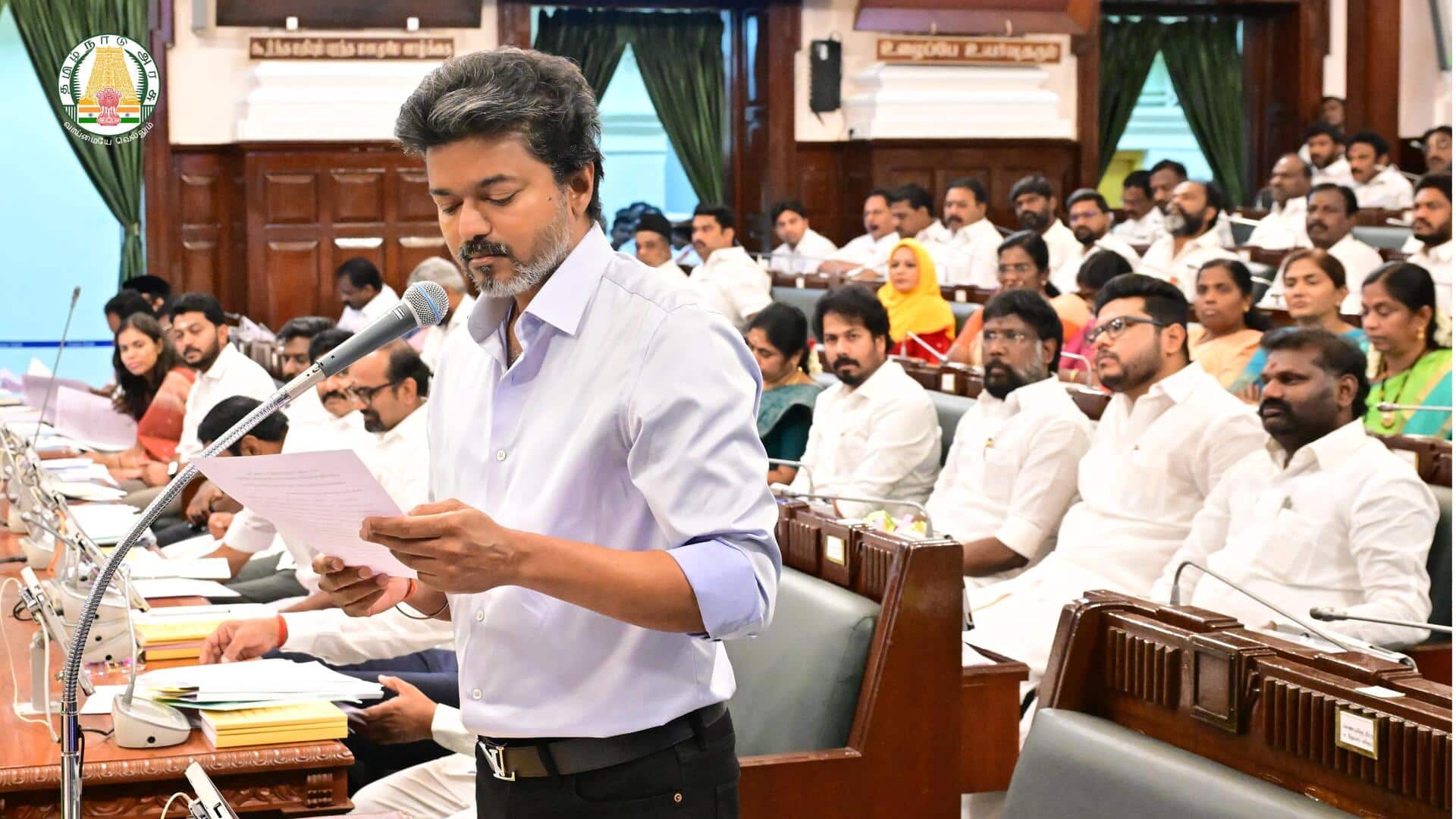 தமிழக சட்டசபையில் முதல்வர் விஜய் பதிலுரை: "சட்டத்தின் முன் அனைவரும் சமம்; காவல் துறை தலையீடின்றி செயல்படும்"