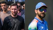 Kohli-Messi: ముంబయికి చేరుకున్న విరాట్‌-అనుష్క‌.. మెస్సీని క‌లిసే అవ‌కాశముందా? 