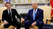 Trump-Macron: 'మన మధ్య ఒప్పందం మా ప్రజలకు చెప్పకండి..' మేక్రాన్‌ నన్ను ప్రాధేయపడ్డారు: ట్రంప్