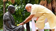 PM Modi: గాంధీ జయంతి సందర్భంగా మోదీ నివాళులు.. స్వదేశీ వస్తువులు వాడాలని పిలుపు