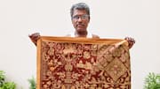 National Handloom Award 2025: ఆరు గజాల చీరలో ప్రకృతి అందాలు.. జాతీయ చేనేత అవార్డుకు గంజి వెంకటేశ్