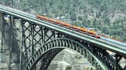 Jammu-Srinagar Vande Bharat : చెనాబ్,అంజి వంతెనలపై 100 కిమీ వేగంతో దూసుకెళ్లిన జమ్మూ-శ్రీనగర్ వందేభారత్